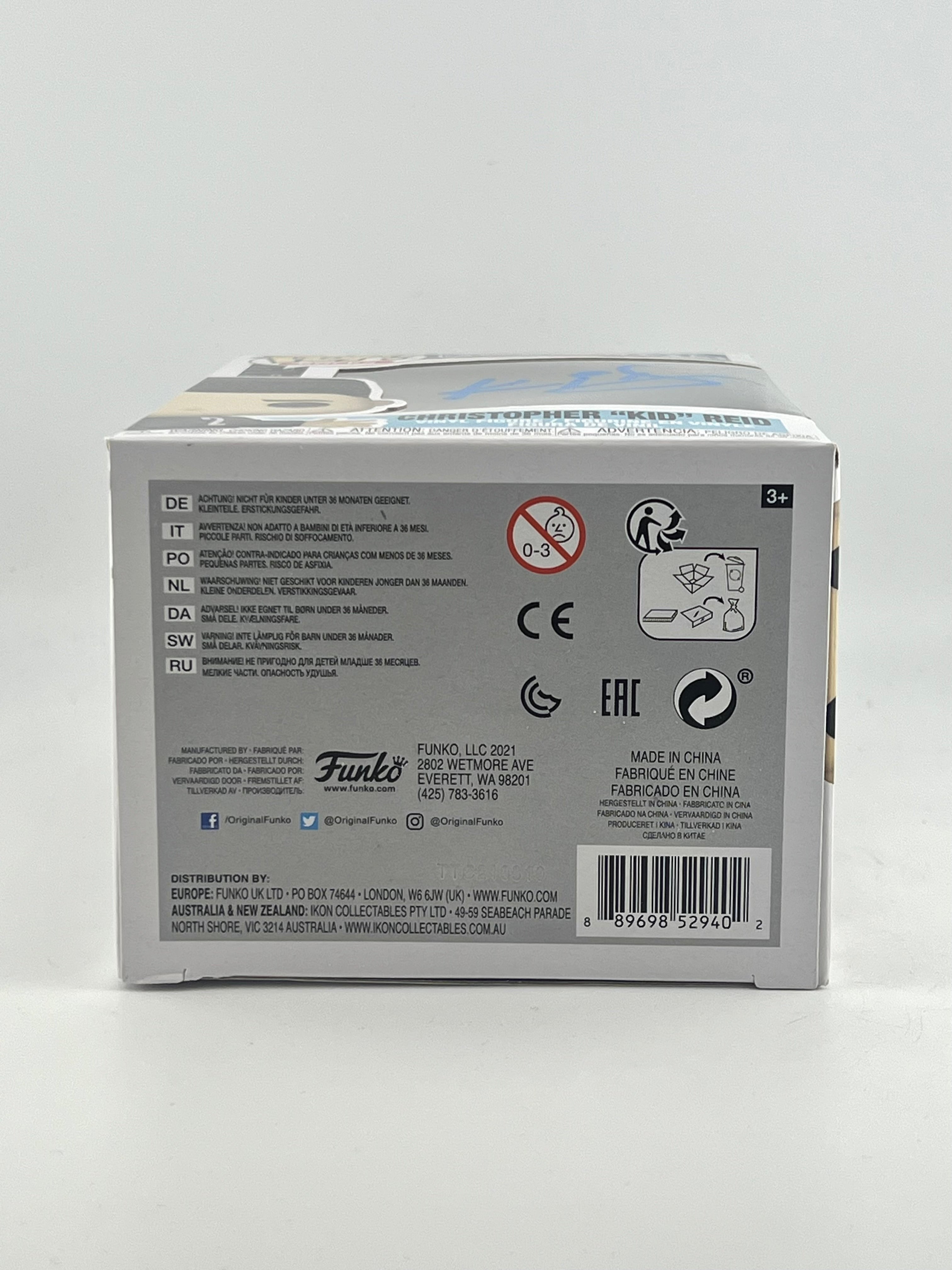 Funko Pop! CHRISTOPHER "KID" REID 213 AUTO