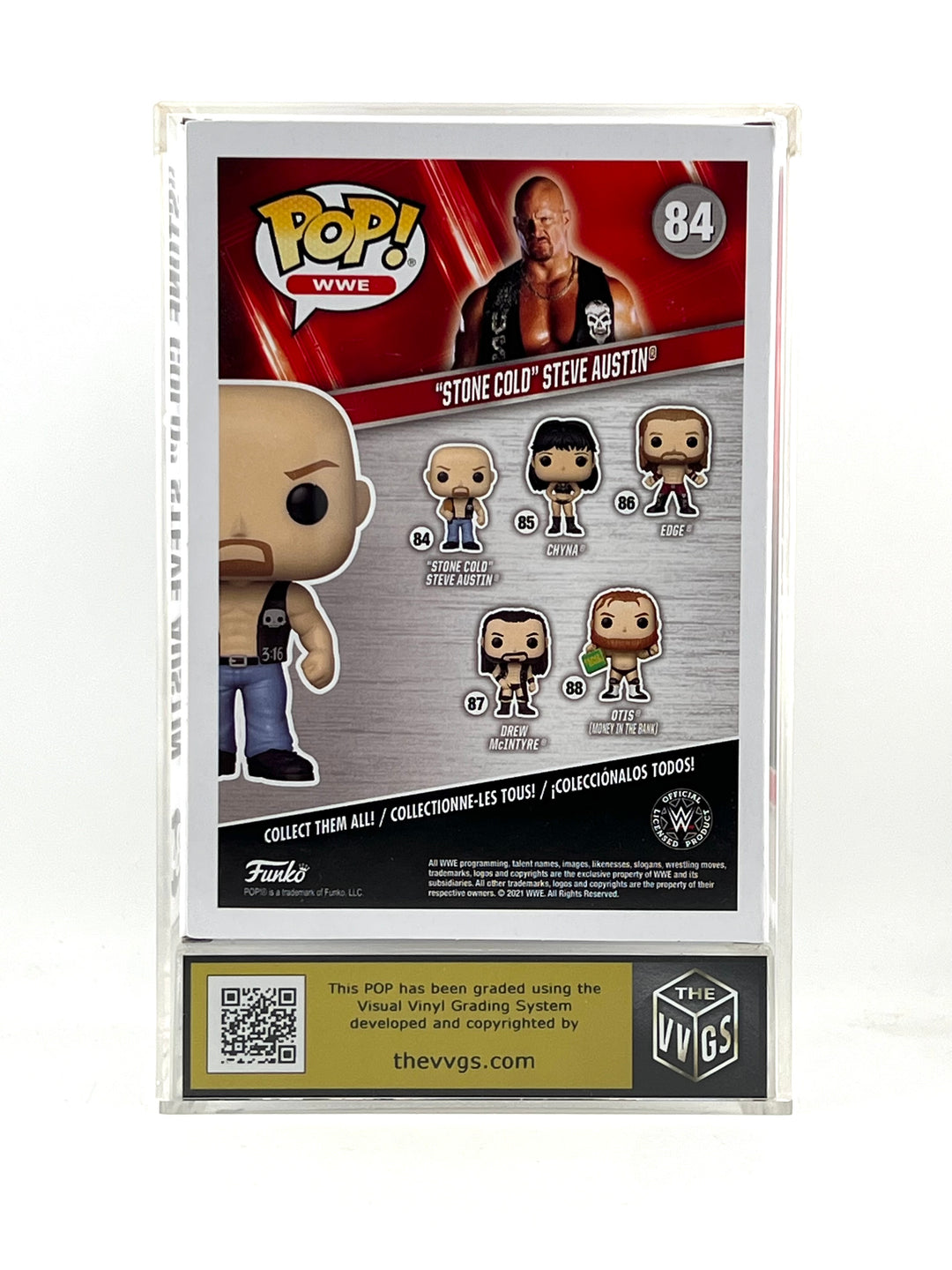 Funko Pop! “Stone Cold” Steve Austin Autographed by Steve Austin 7BAP Exclsuive JSA Authenticated