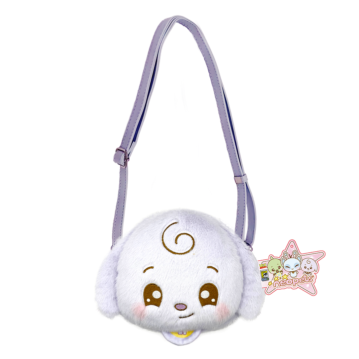 2025 SDCC Exclusive Neopets Purple Kacheek TOKYO Style Plushie Bag with Strap