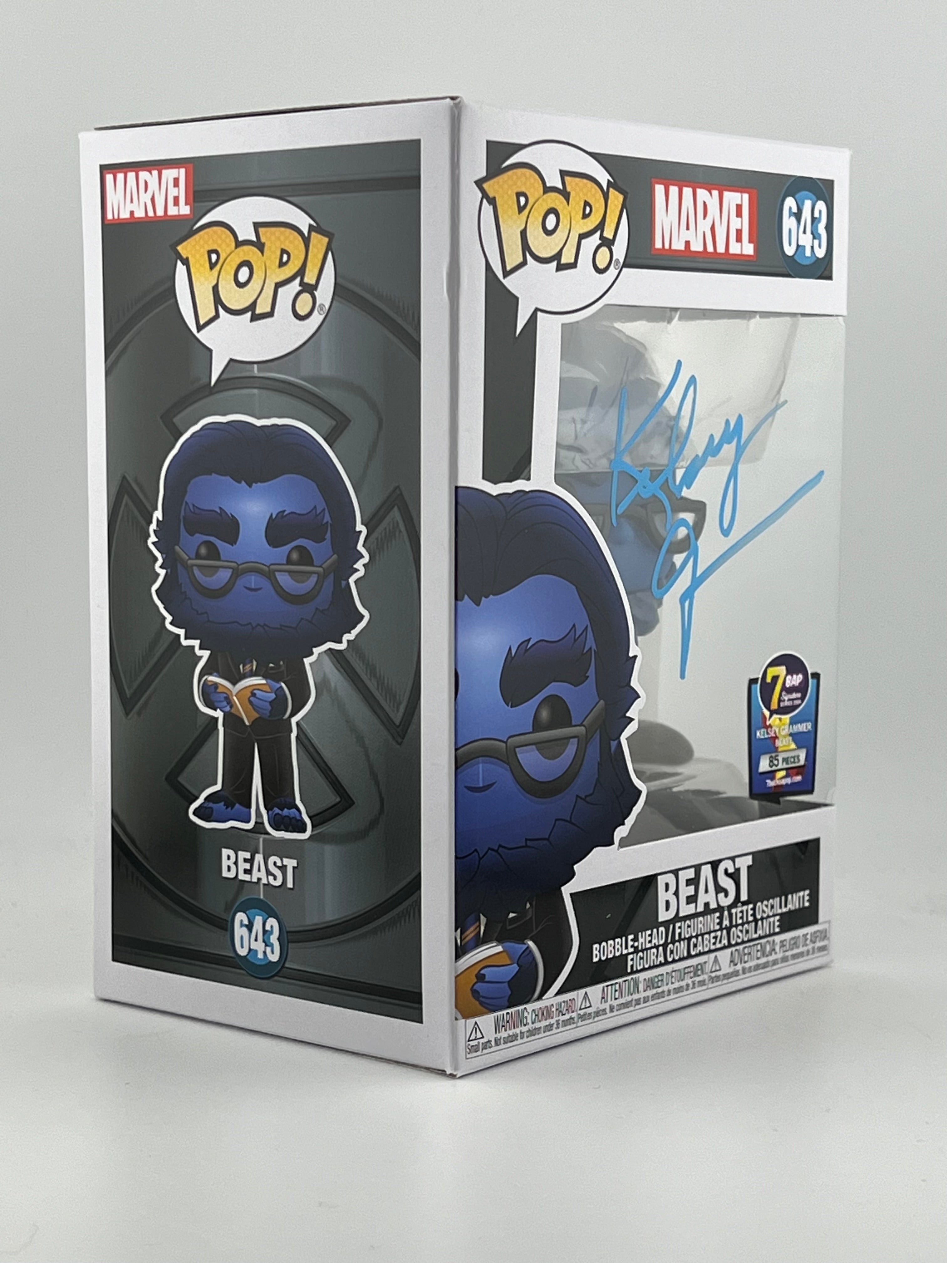 Funko Pop! Beast 643 7BAP Exclusive Autographed by Kelsey Grammer LE85 JSA AUTHENTICATED