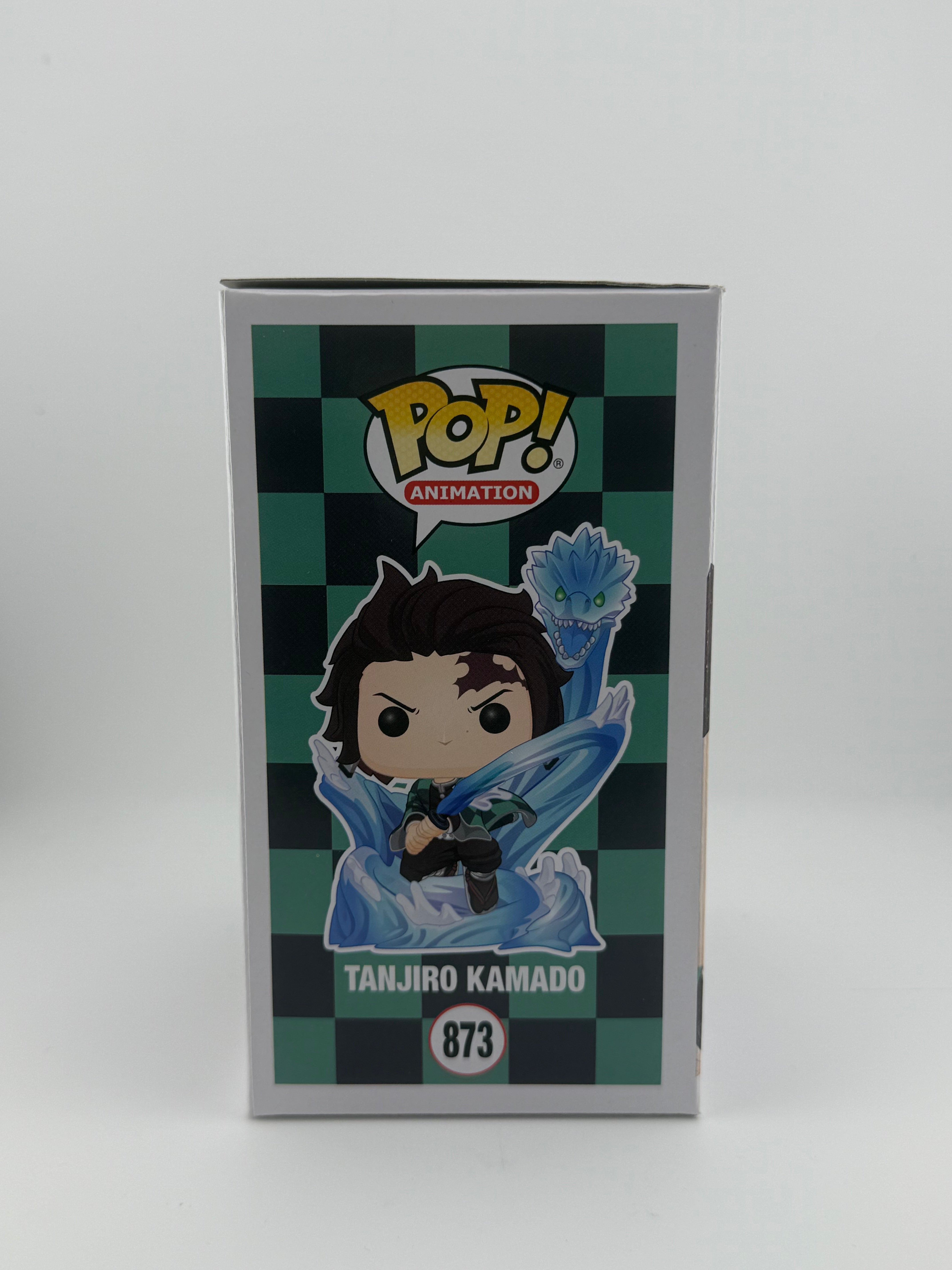 Funko POP! JVA SIGNED TANJIRO KAMADO 873 GITD SE