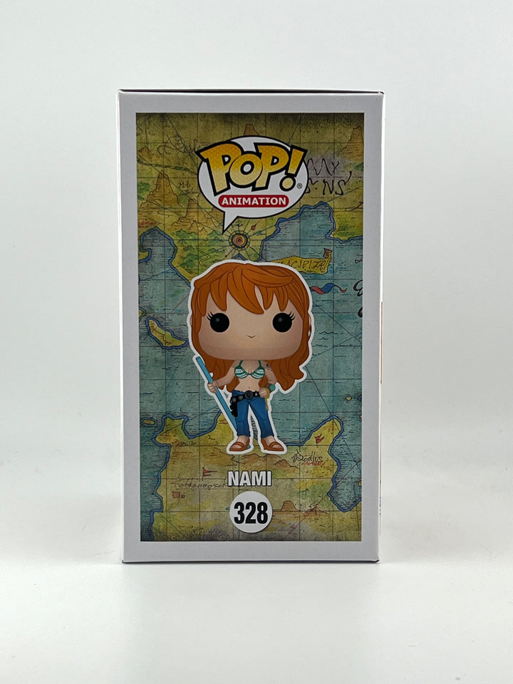 Funko Pop! Nami 328 Autographed by JVA Akemi Okamura SWAU Authenticated