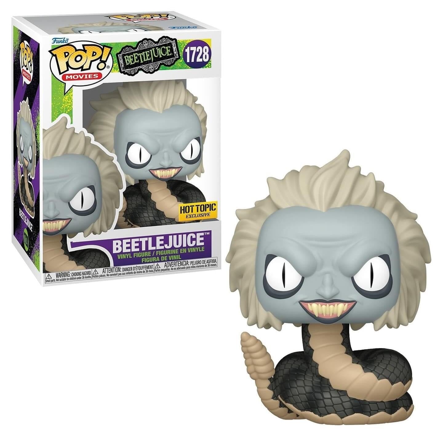 FUNKO POP! -BEETLEJUICE 1728 HOT TOPIC EXCLUSIVE