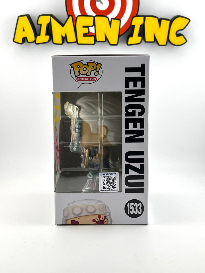 Tengen Uzui 1533 Chase - Autographed By Ray Chase + Certification - Demon Slayer - Funko Pop!