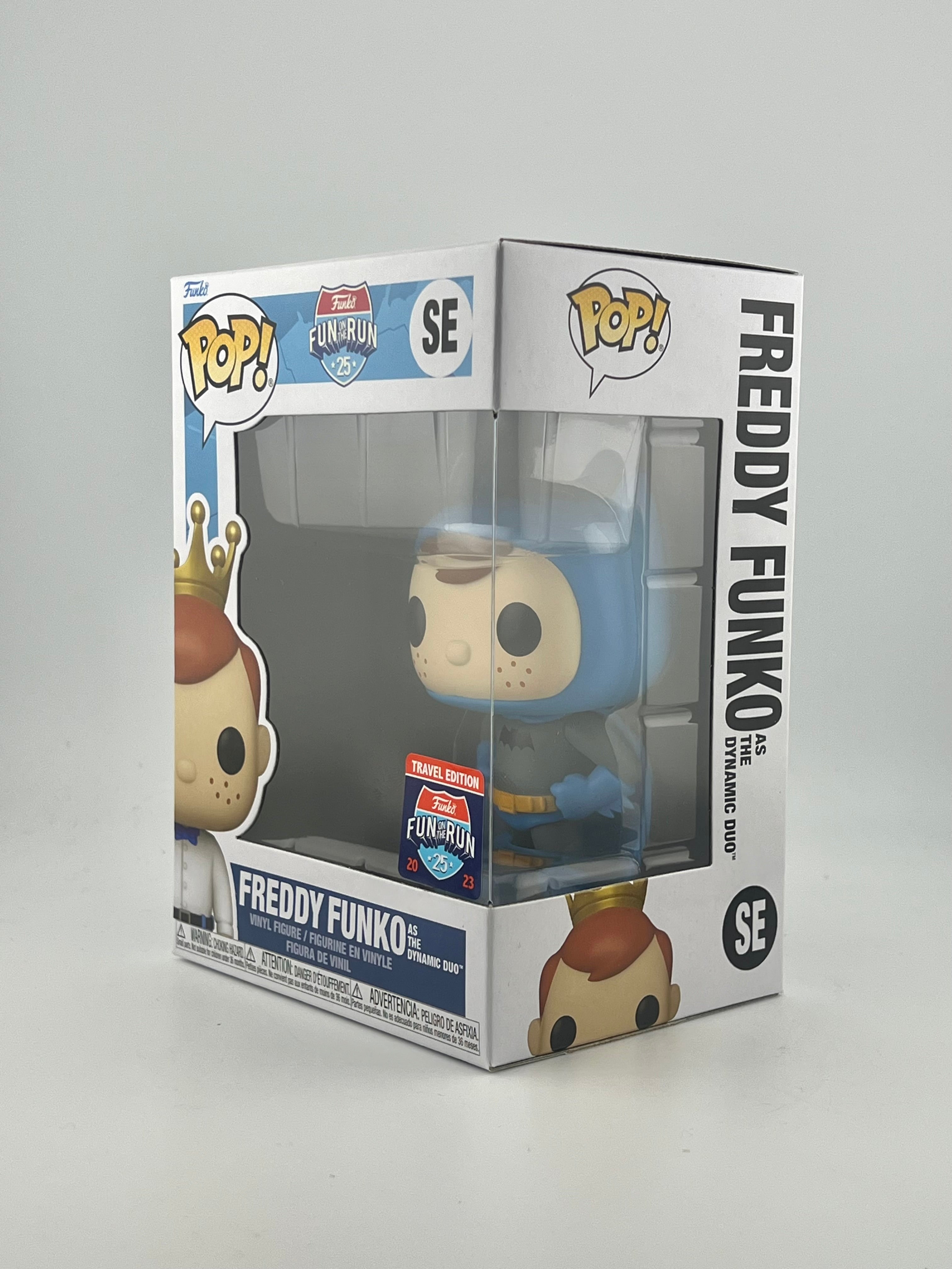 Funko Pop! FREDDY FUNKO AS THE DYNAMIC DUO (Batman)SE 2023 FUN ON THE RUN EXCLUSIVE