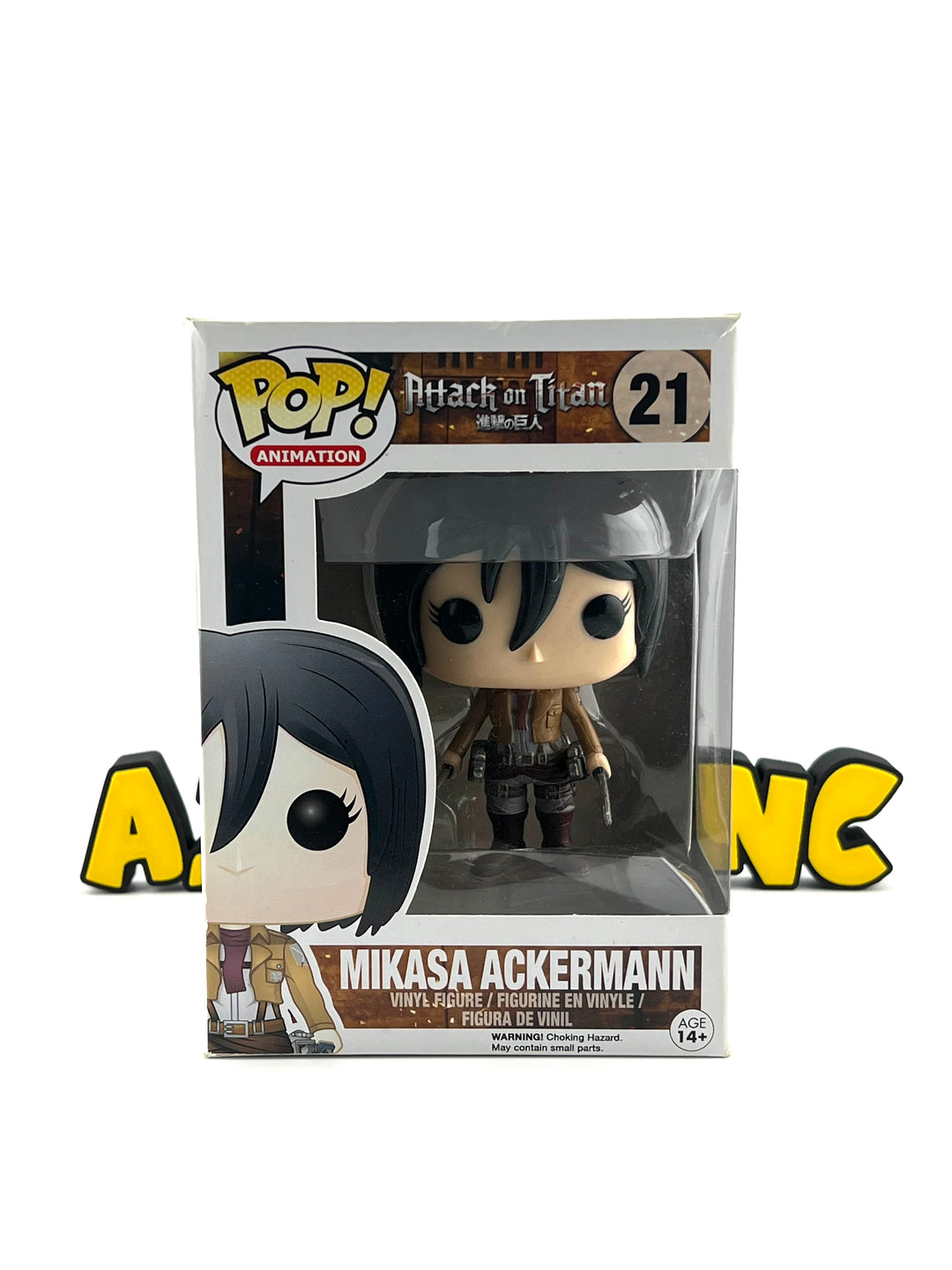 Funko Pop! Attack On Titan: Mikasa Ackermann 21 *DAMAGE*