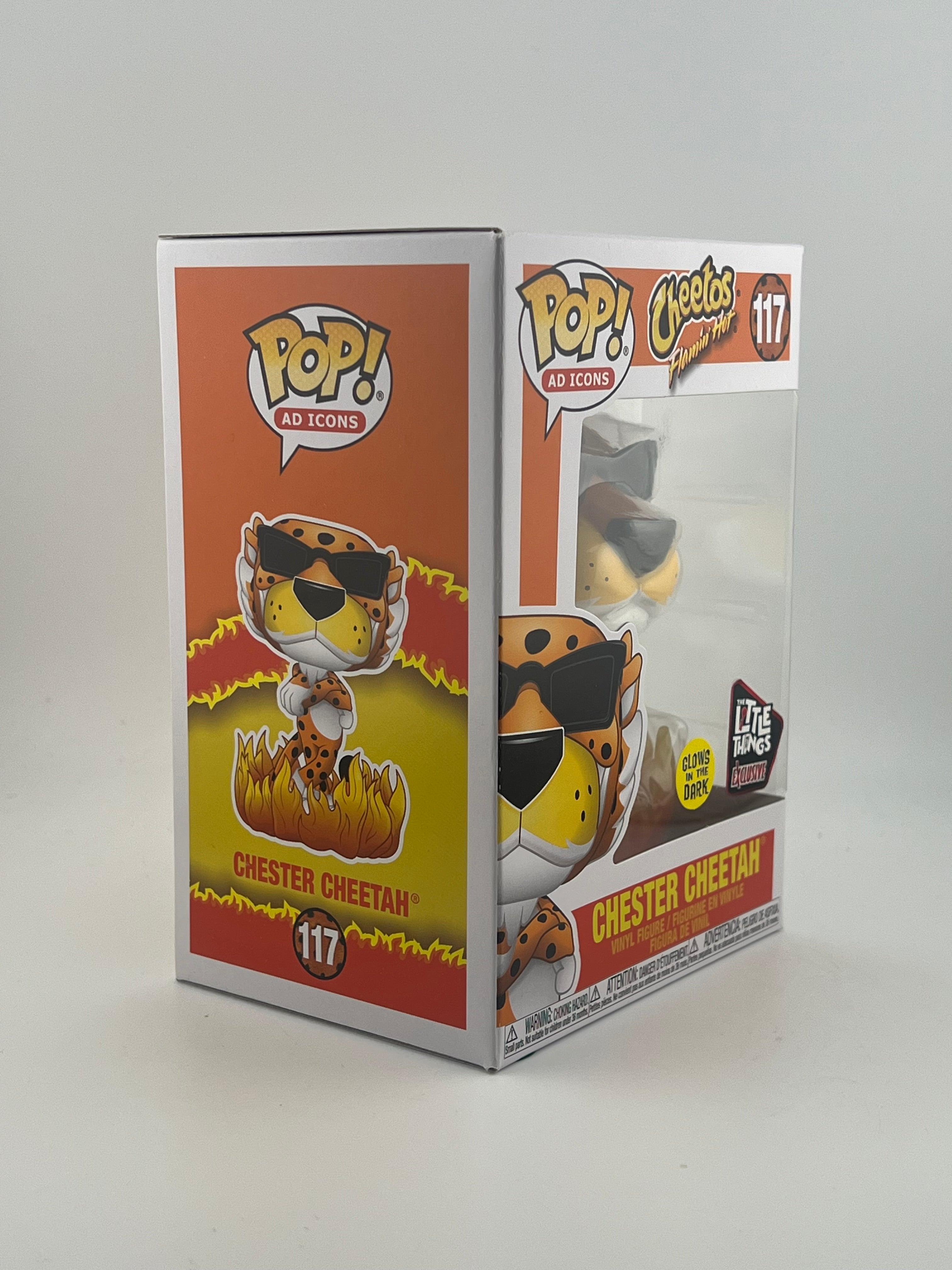 Funko Pop! CHESTER CHEETAH 117 GITD LITTLE THINGS EXCLUSIVE