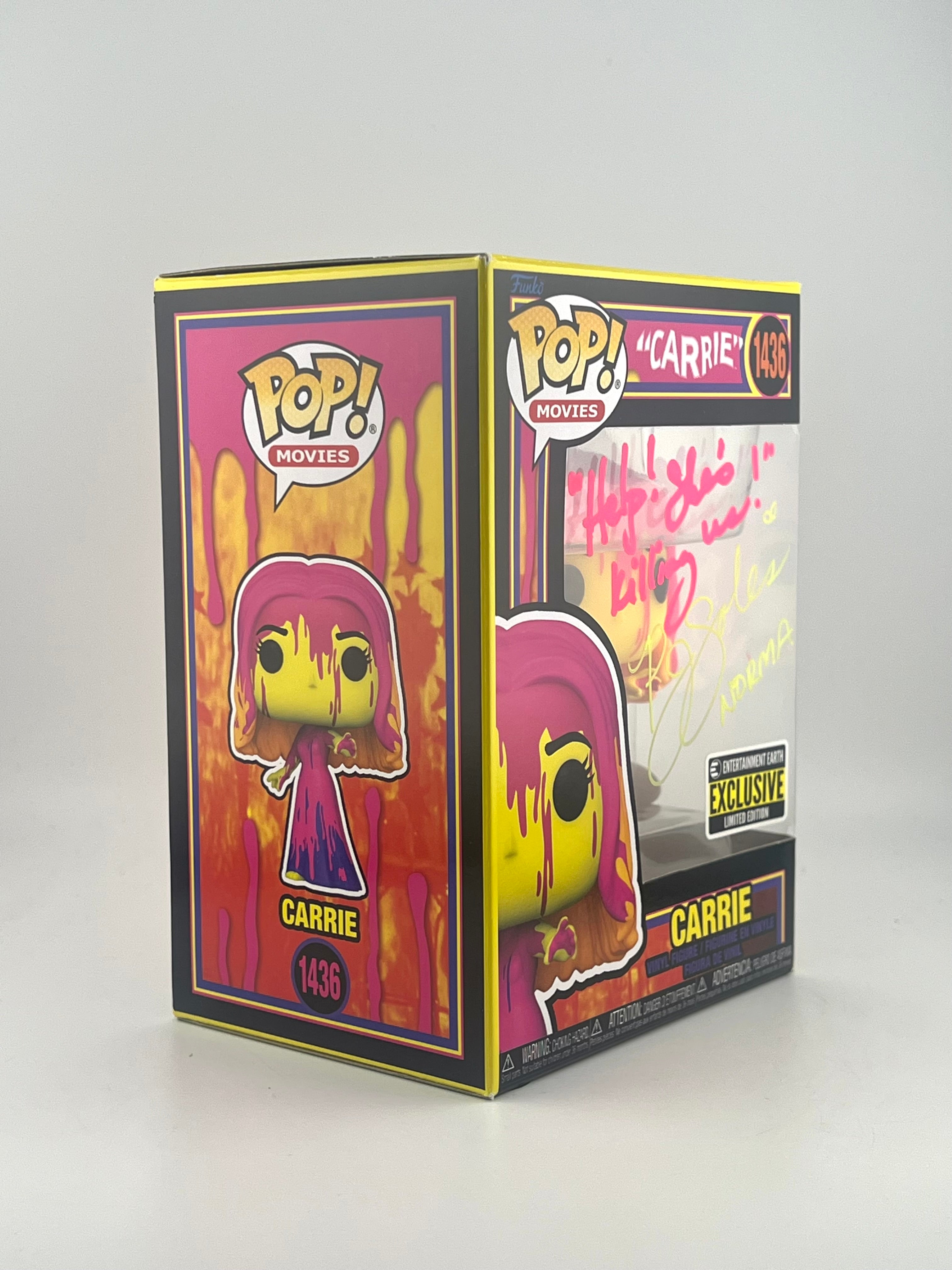 Funko Pop! CARRIE 1436 EE EXCLUSIVE AUTO