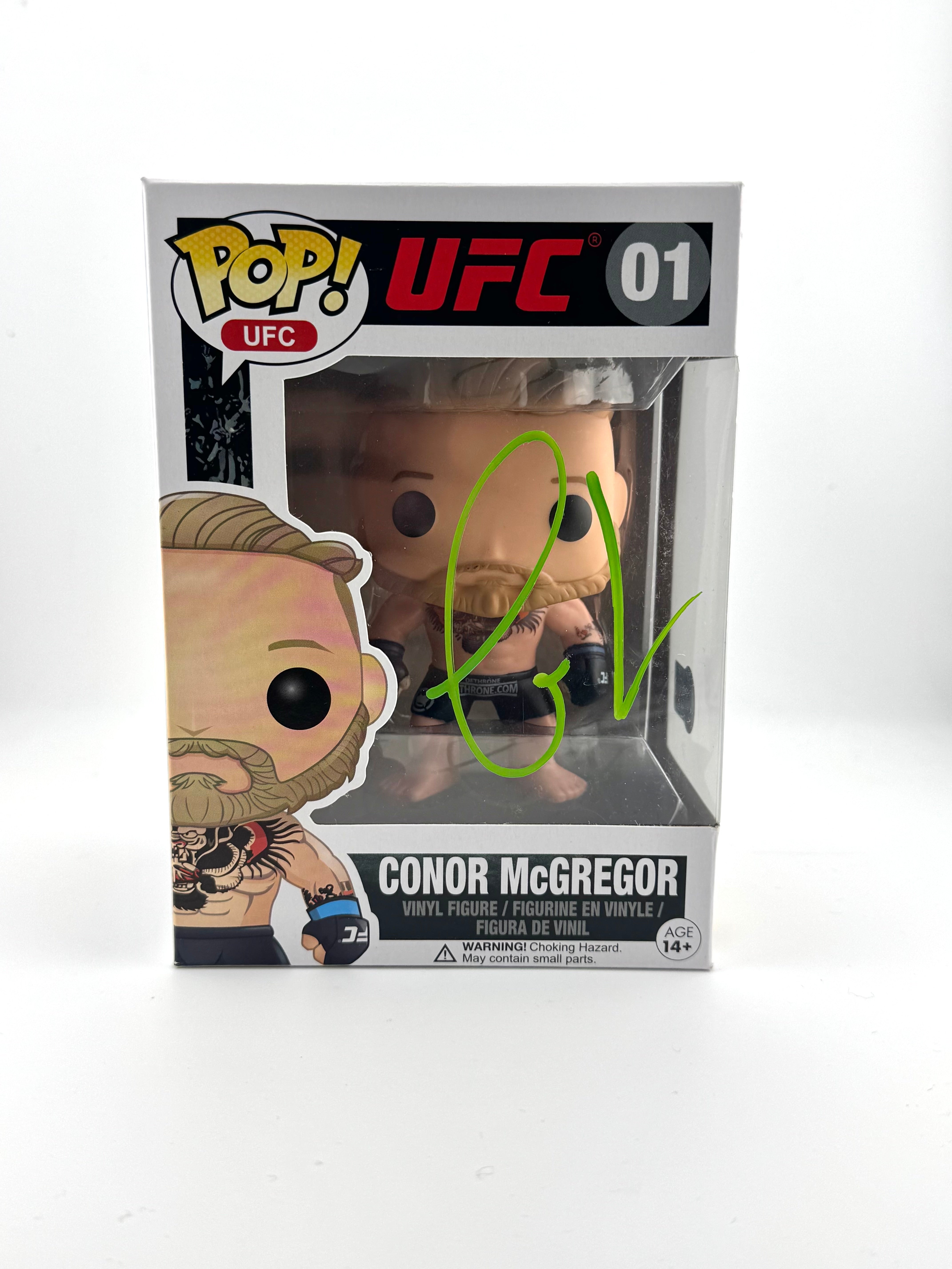 Funko Pop! CONOR MCGREGOR 01 Signed COA