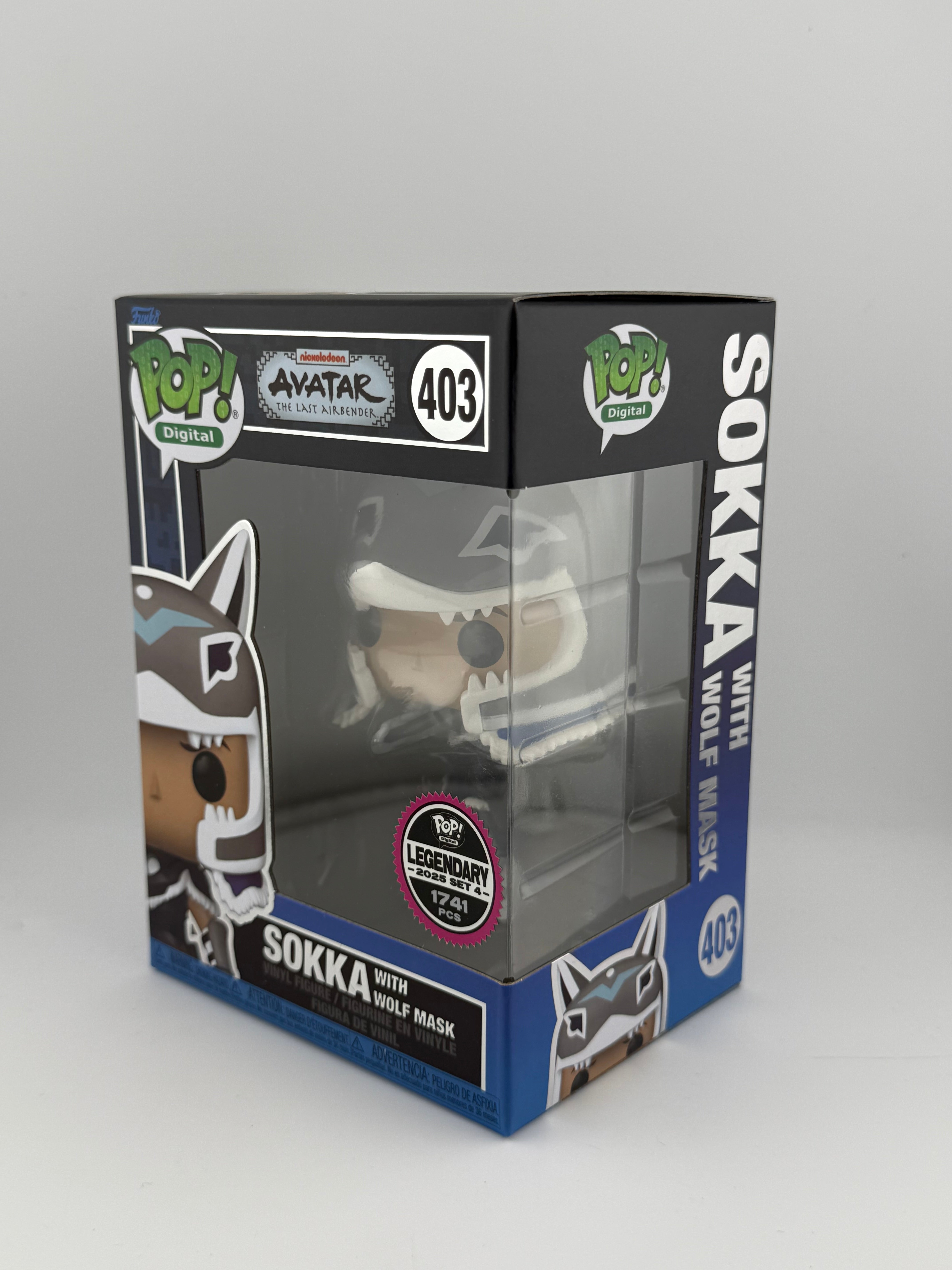 Funko POP! SOKKA WITH WOLF MASK 403 NFT EXCLUSIVE LE 1741