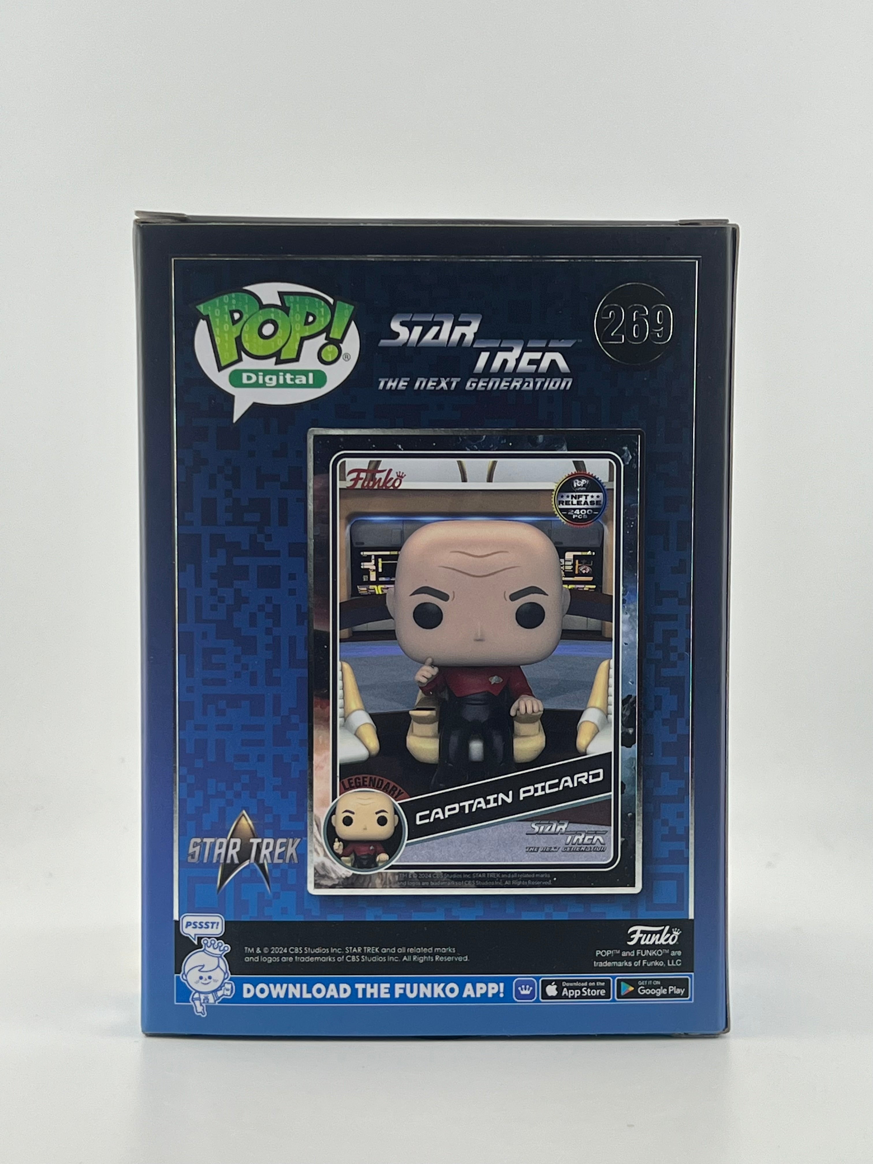 Funko Pop! CAPTAIN PICARD 269 NFT LE2400