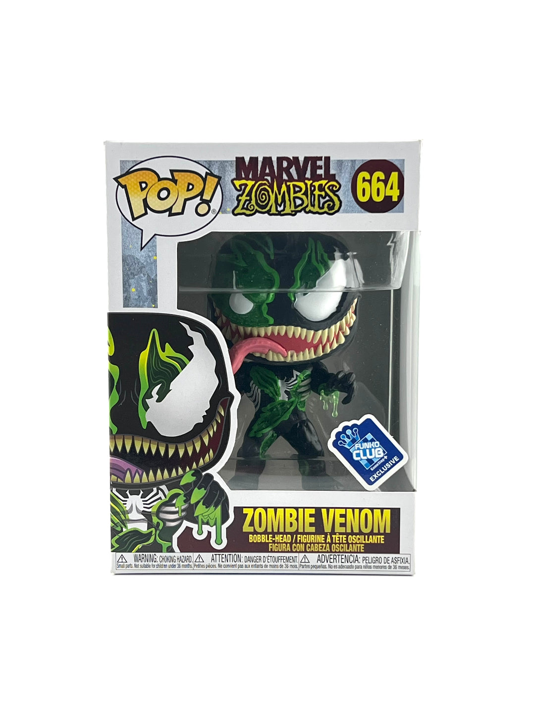 Funko pop! Marvel: Zombie Venom 664 - (Funko Club GameStop Exclusive)