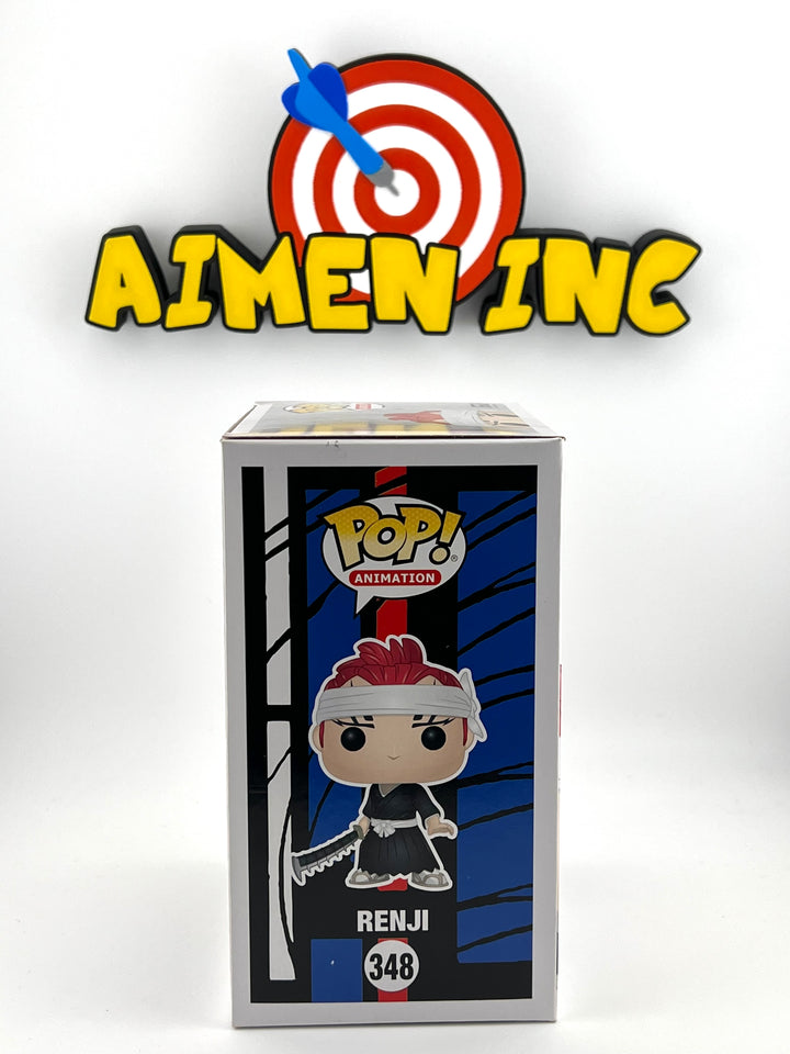 Renji 348 - Double Signature - Japanese VA Kentaro Ito and the Eng VA Wally Wingert + Authentication - Bleach Funko Pop!