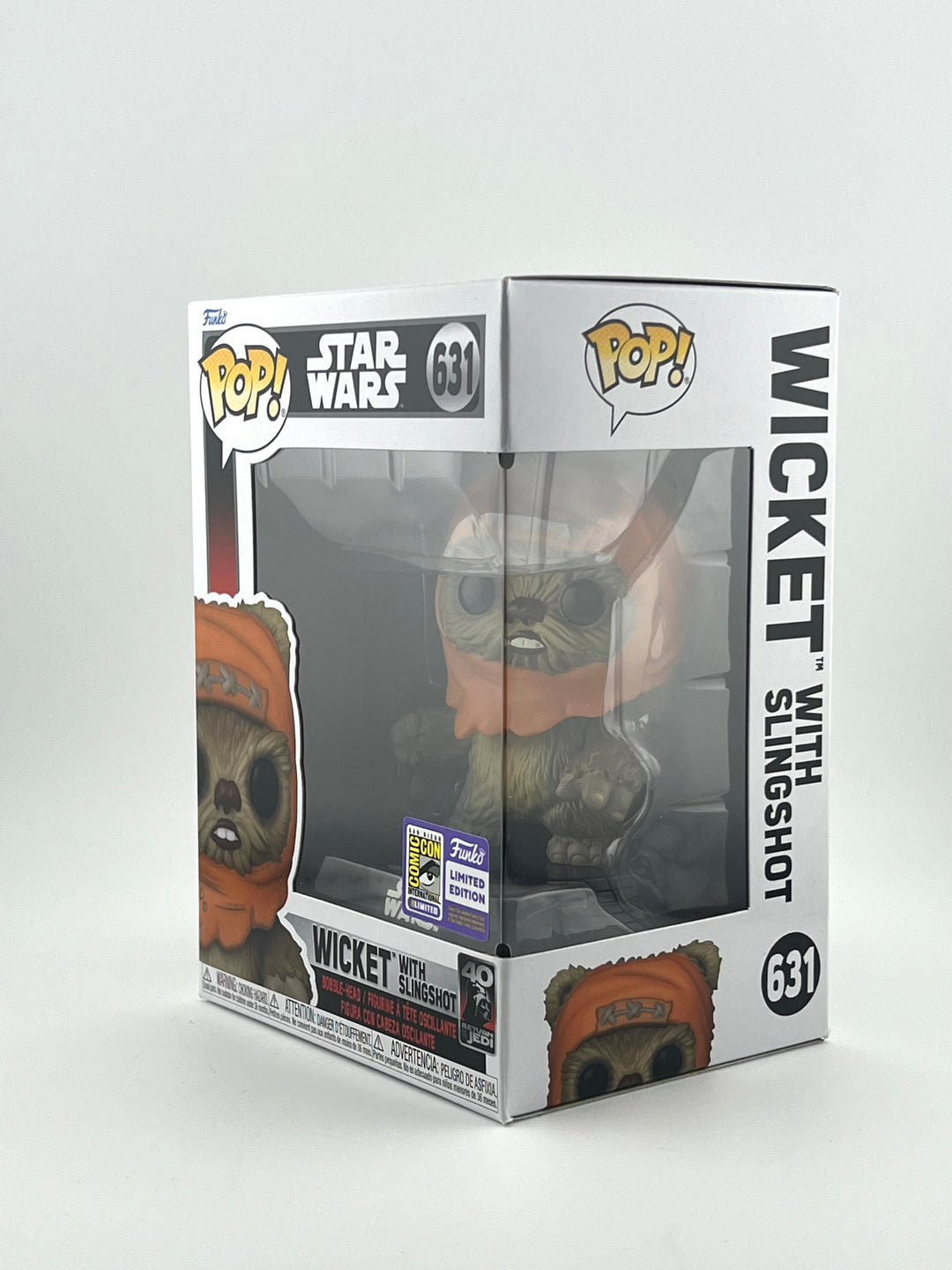 Funko pop! Star Wars: wicket with slingshot 631 (SDCC)