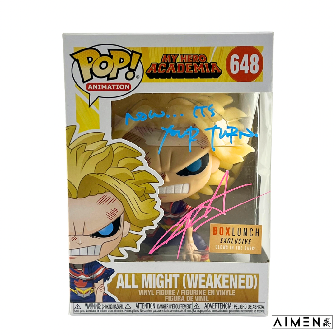 All Might (Weakend) Autographed by Christopher Sabat + MAS Witnessed Authentication