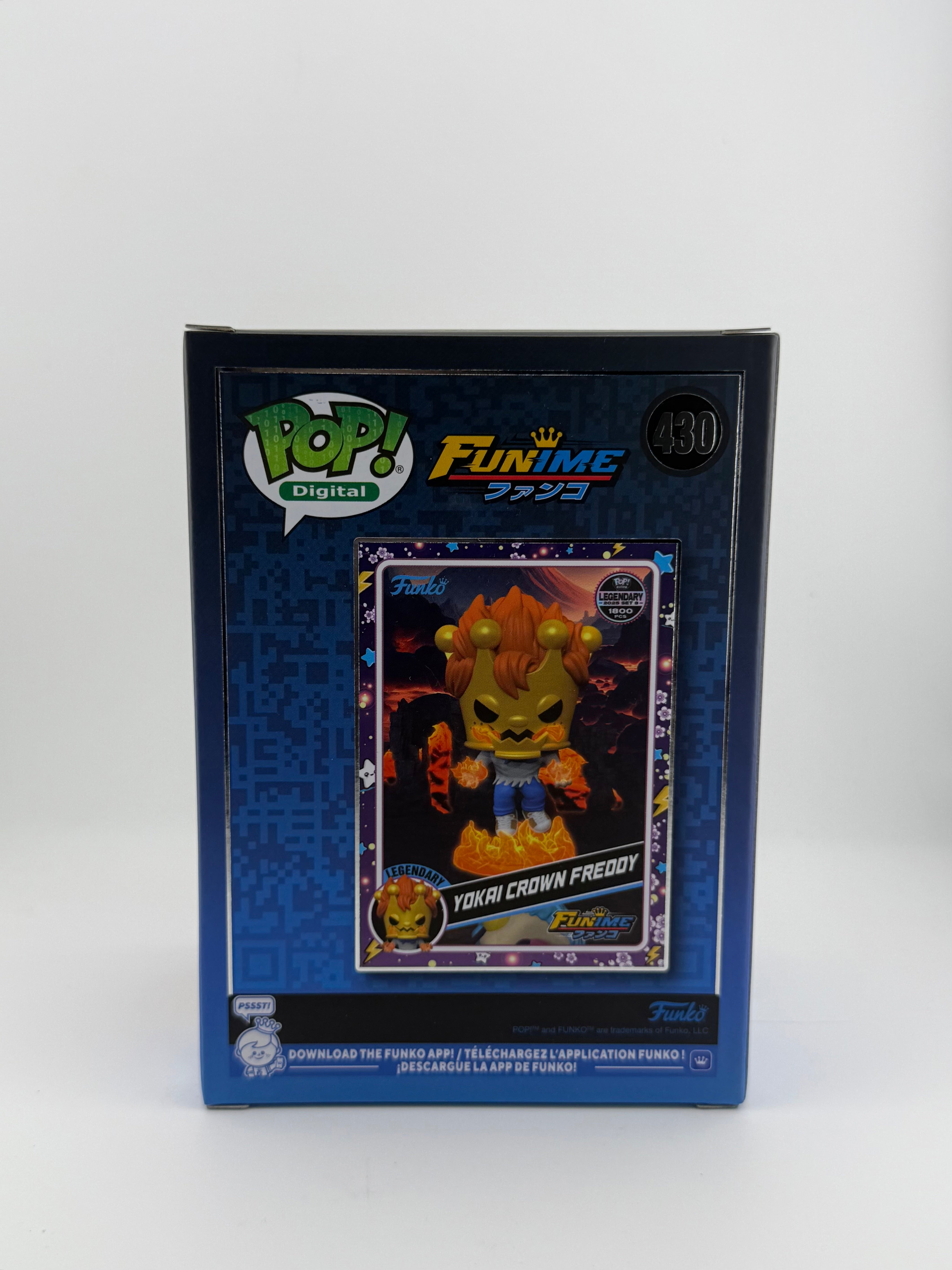 Funko POP! YOKAI CROWN FREDDY 430 GITD NFT EXCLUSIVE LE 886