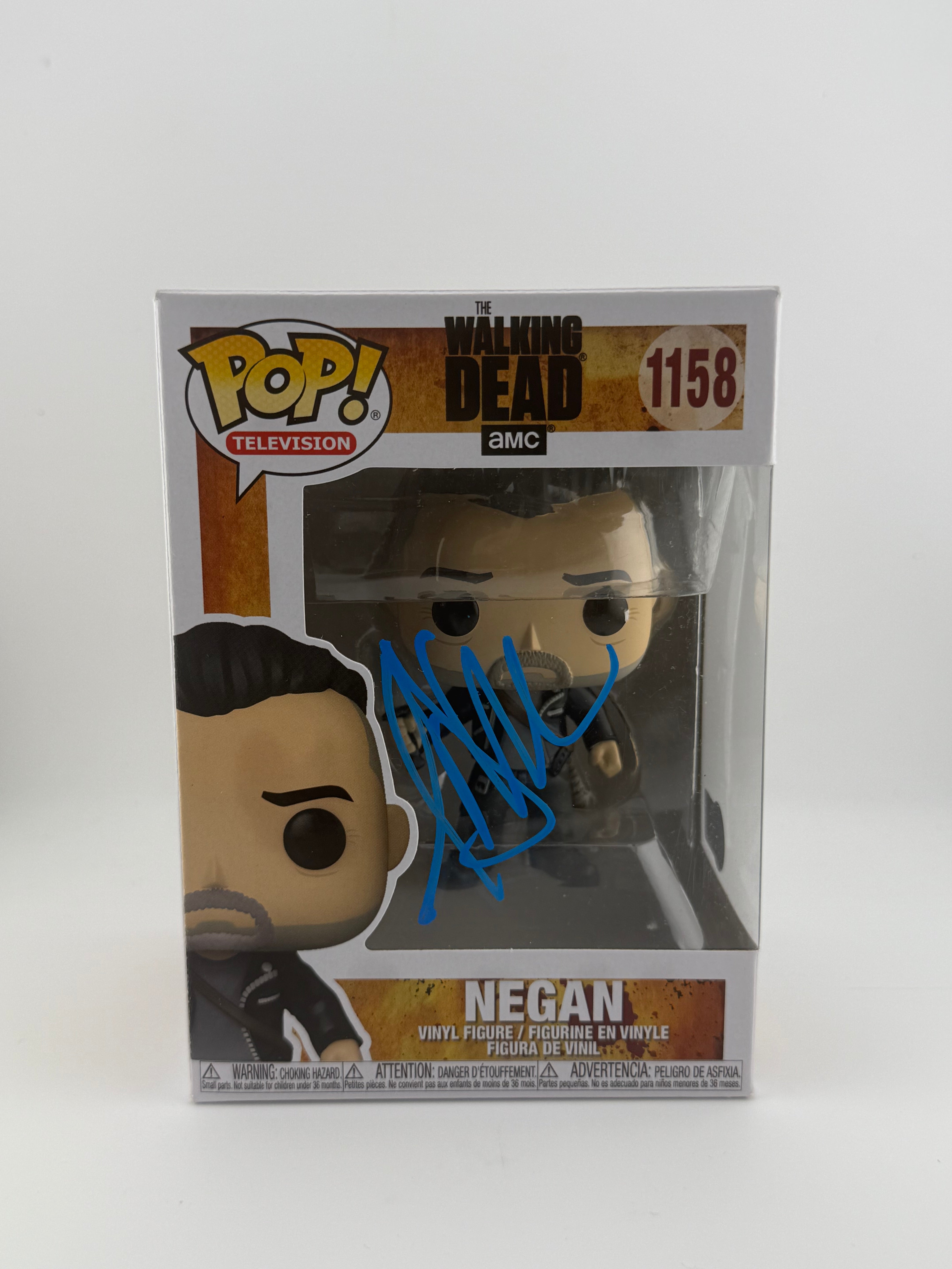Funko POP! SIGNED NEGAN 1158 (JEFFREY DEAN MORGAN) + BECKETT