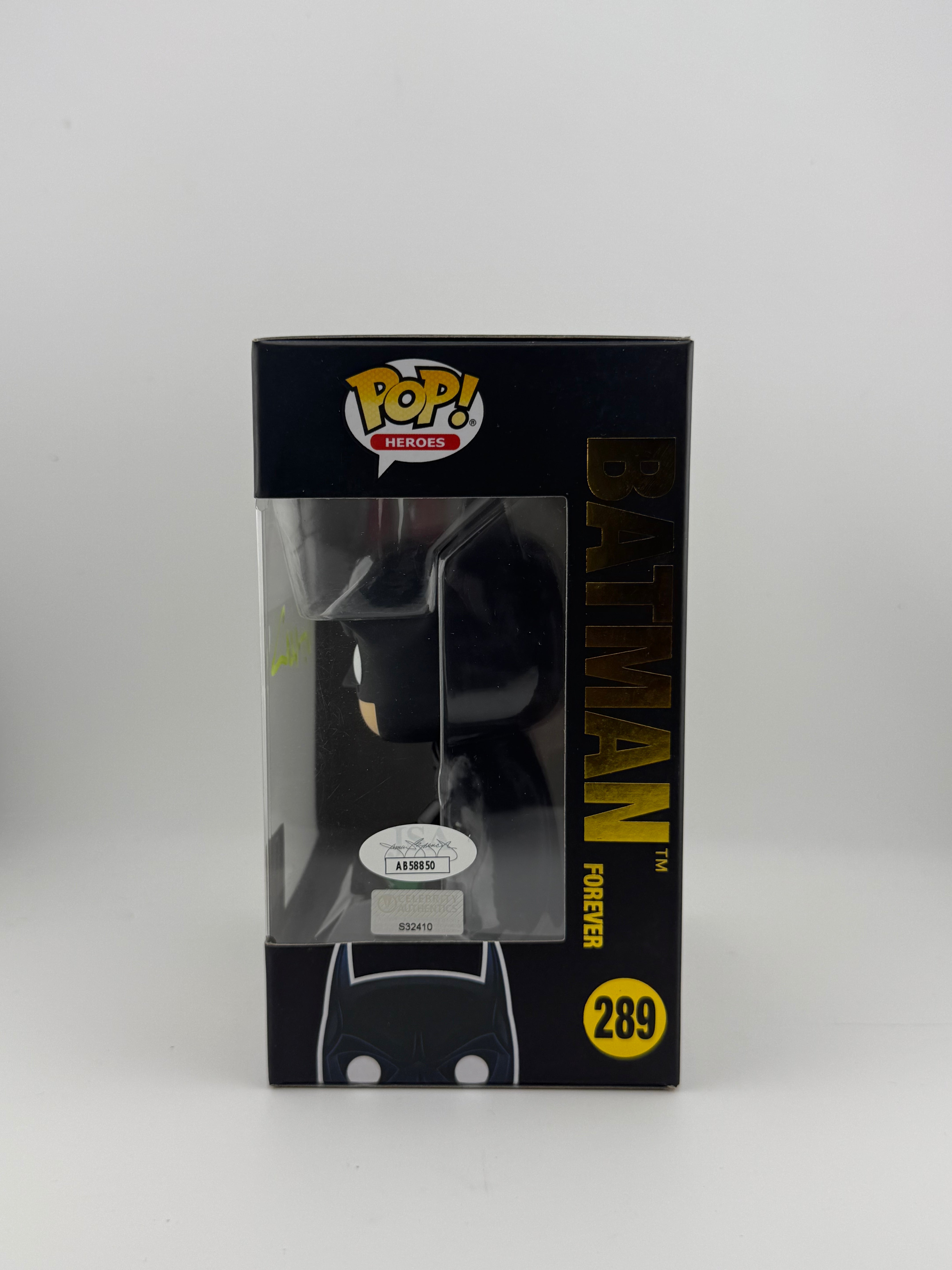 Funko POP! SIGNED BATMAN 289 80 YEARS EDITION (VAL KILMER) + JSA