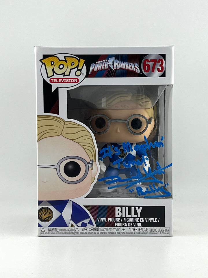 Funko Pop! Billy 673 Autographed by David Yost JSA Authenticstrd