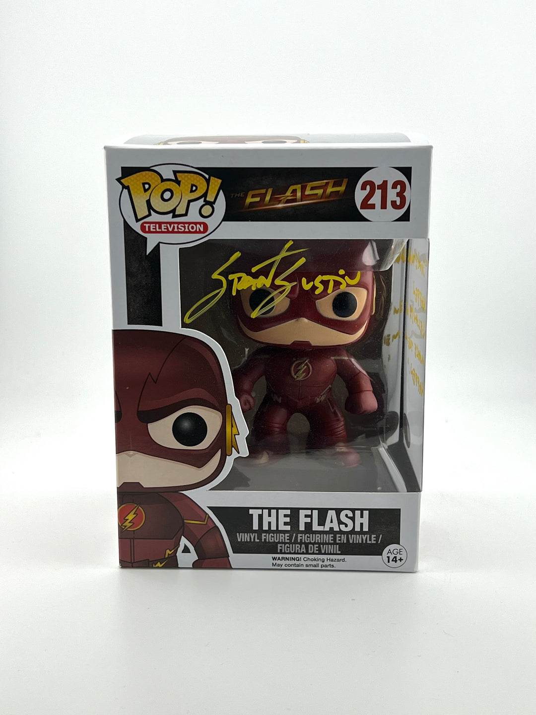 Grant Gustin Signed and Quoted - THE FLASH 213 Funko Pop - JSA Authenticated