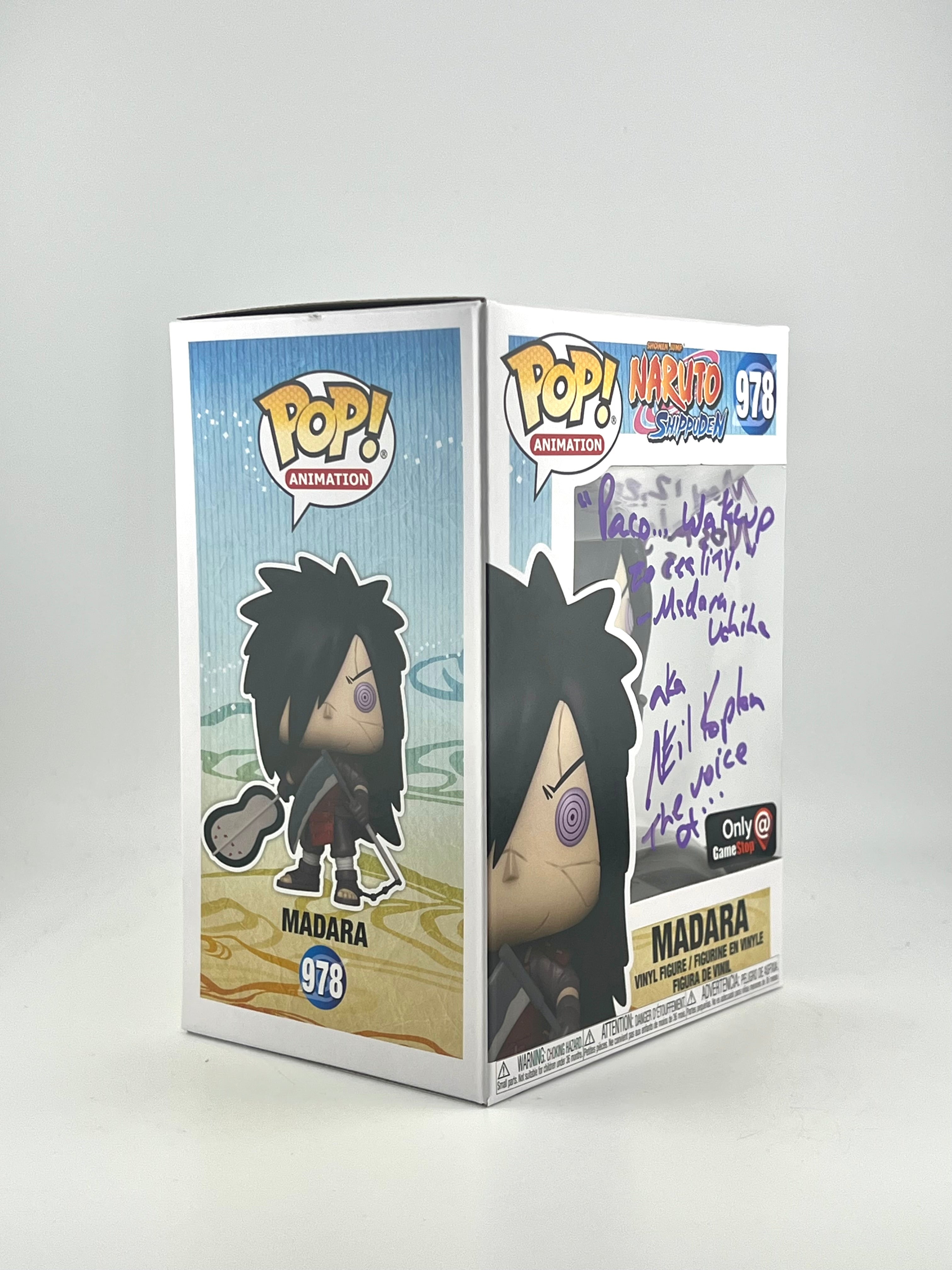 Funko Pop! MADARA 978 GAMESTOP EXCLUSIVE AUTO