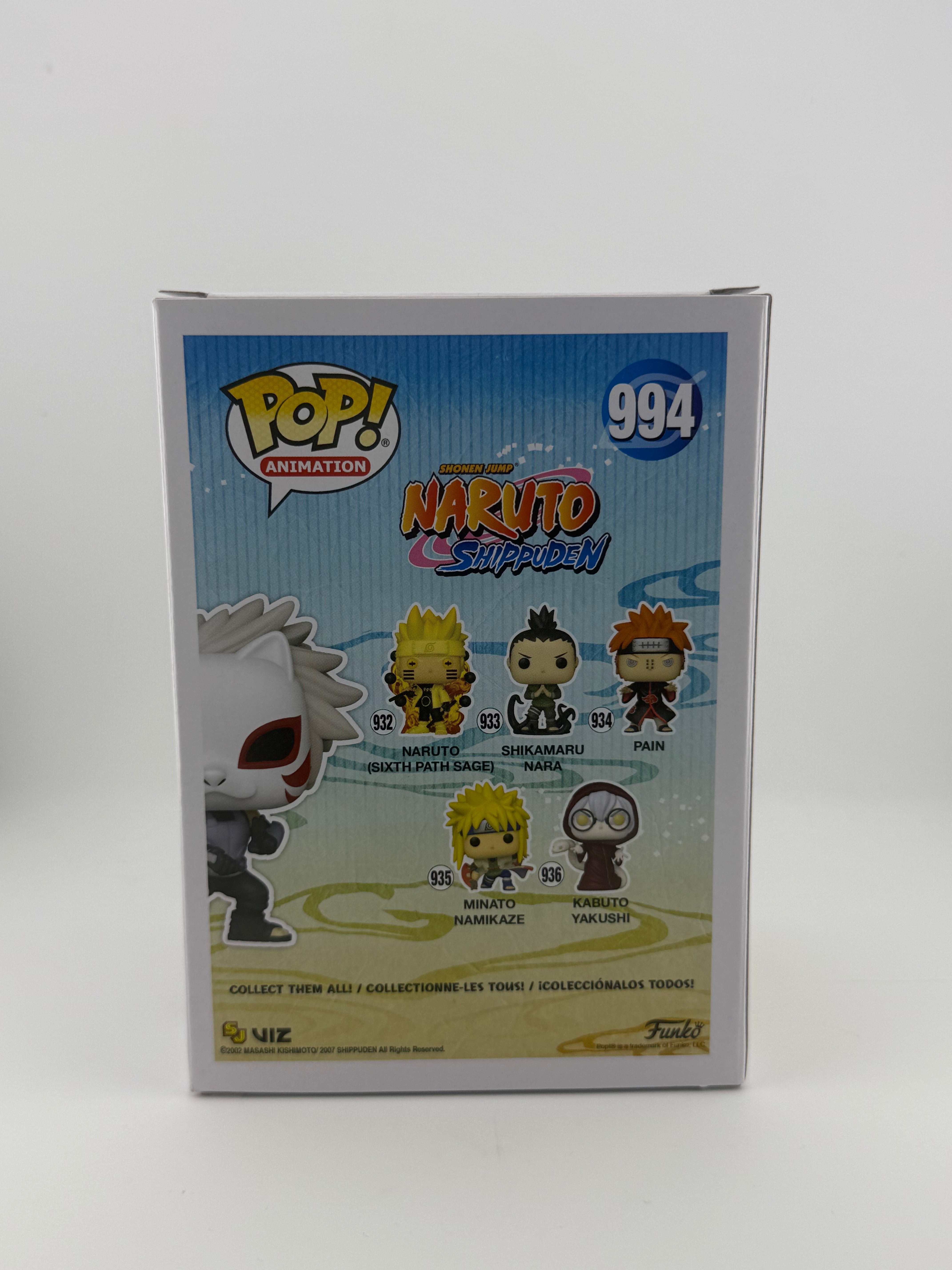 Funko POP! JVA SIGNED KAKASHI ANBU 994 CHASE AAA EXCLUSIVE