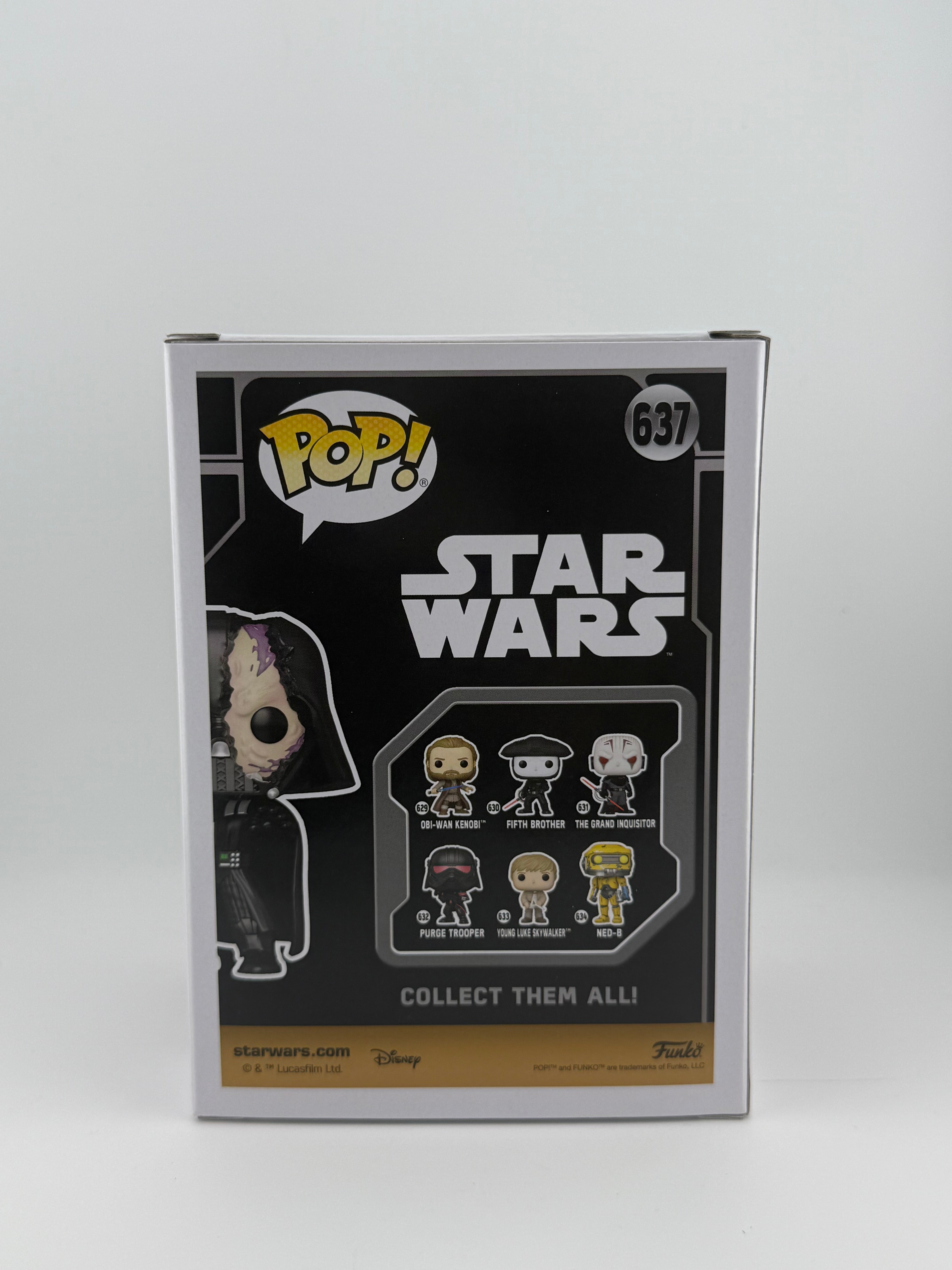 Funko POP! DARTH VADER 637 COMIC STOP EXCLUSIVE