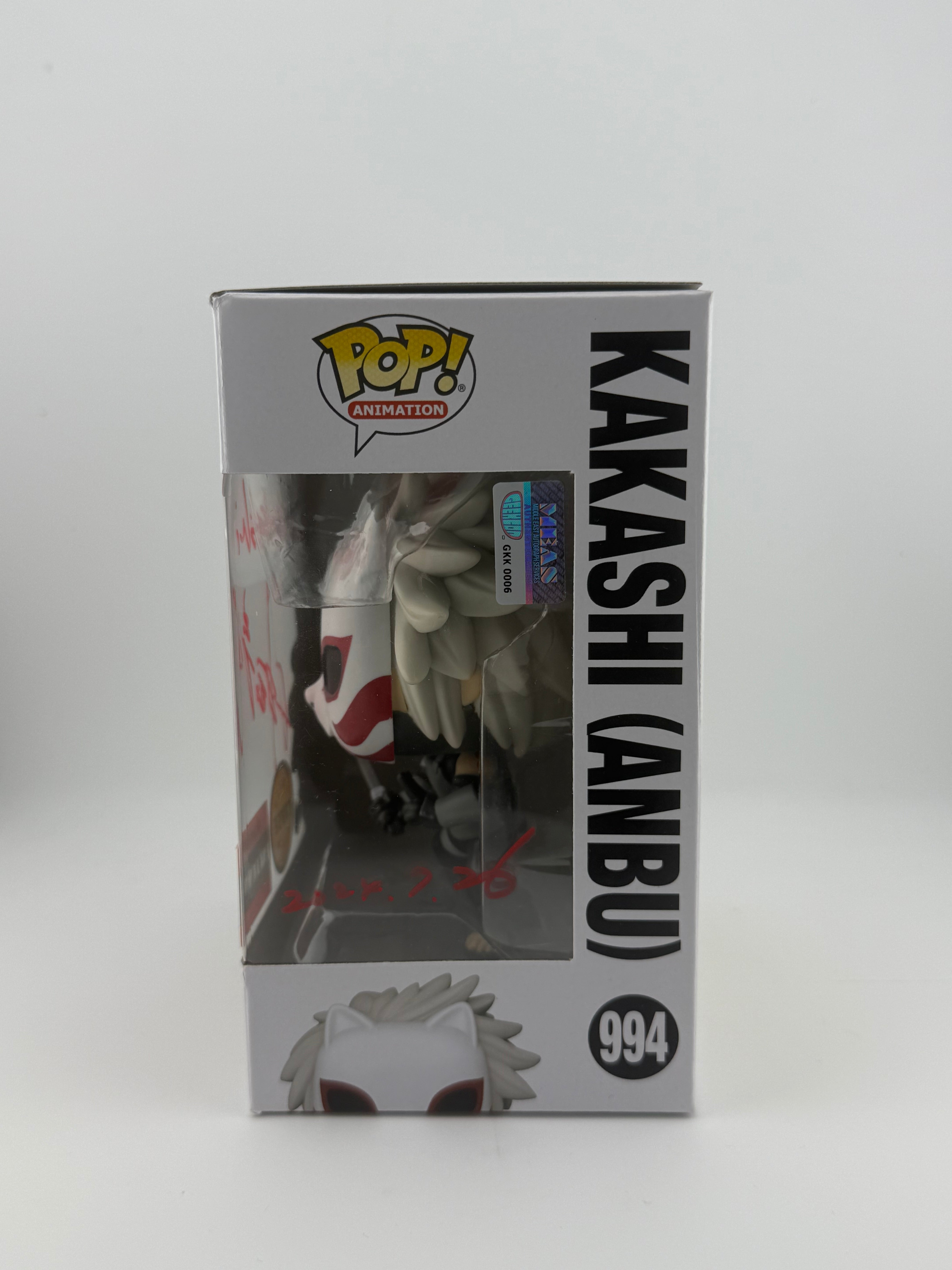 Funko POP! JVA SIGNED KAKASHI ANBU 994 CHASE AAA EXCLUSIVE
