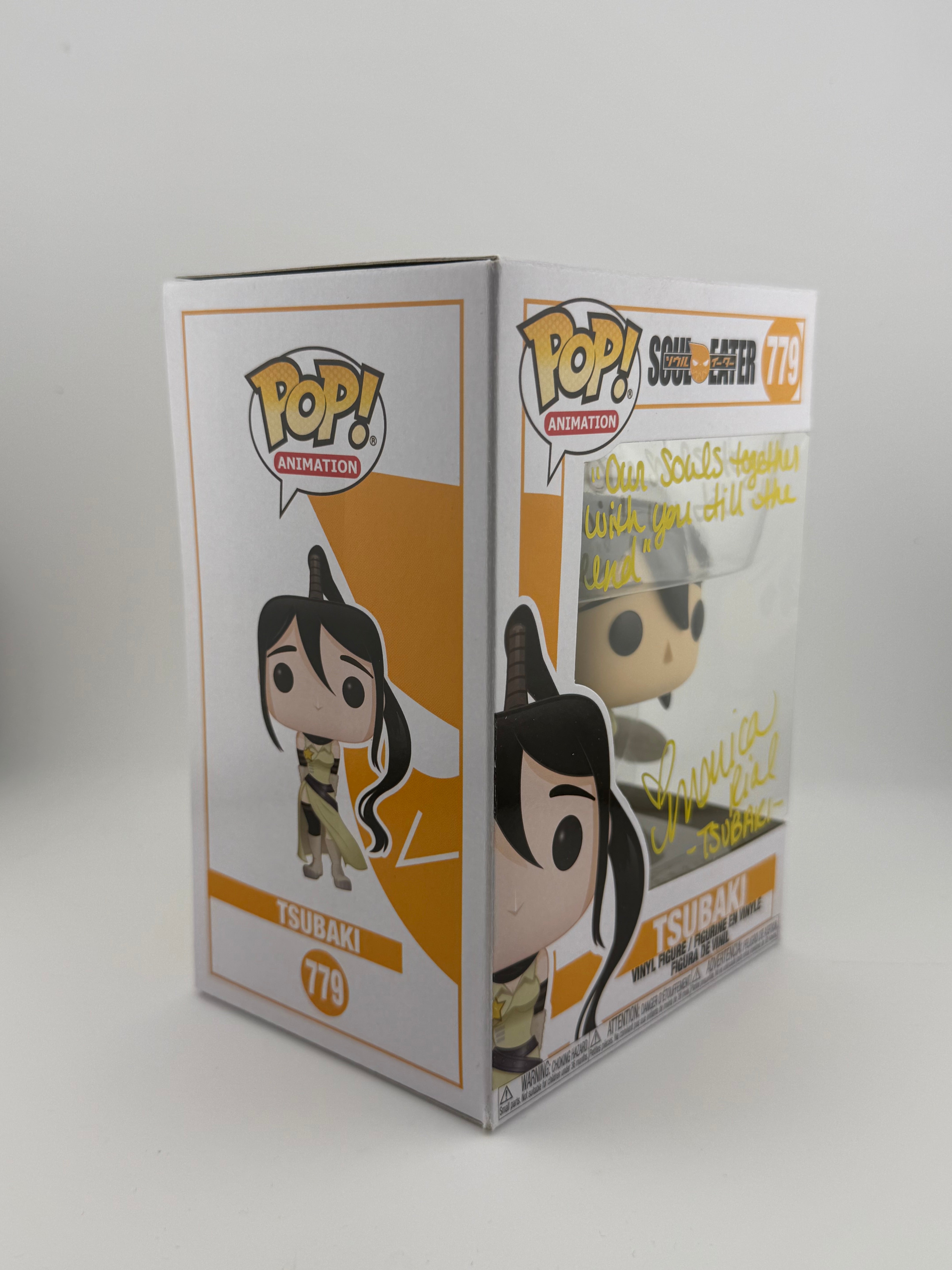 Funko POP! SIGNED TSUBAKI 779 (MONICA RIAL) + JSA
