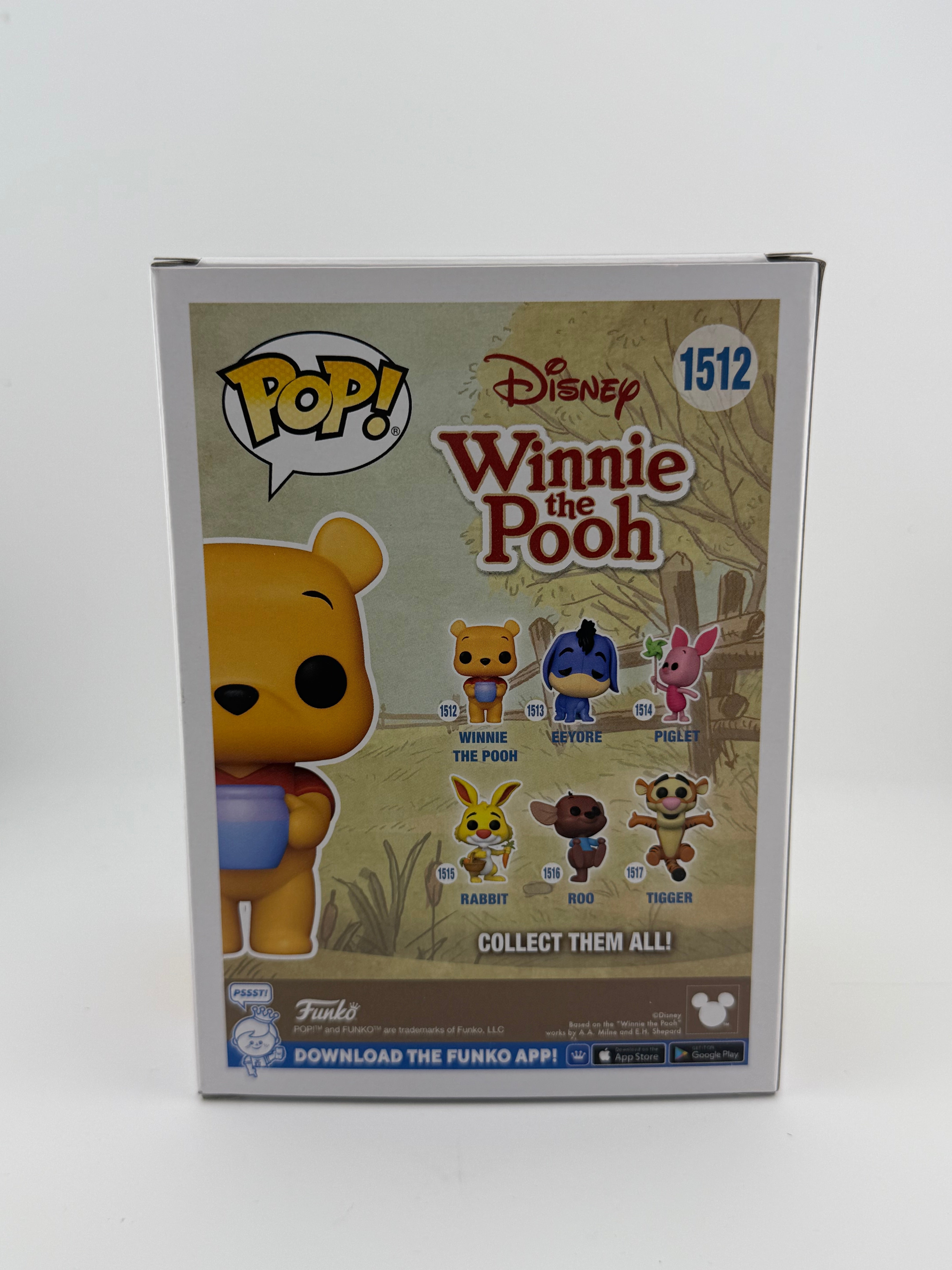 Funko POP! WINNIE THE POOH 1512 FLOCKED FUNKO SHOP EXCLUSIVE LE 5000