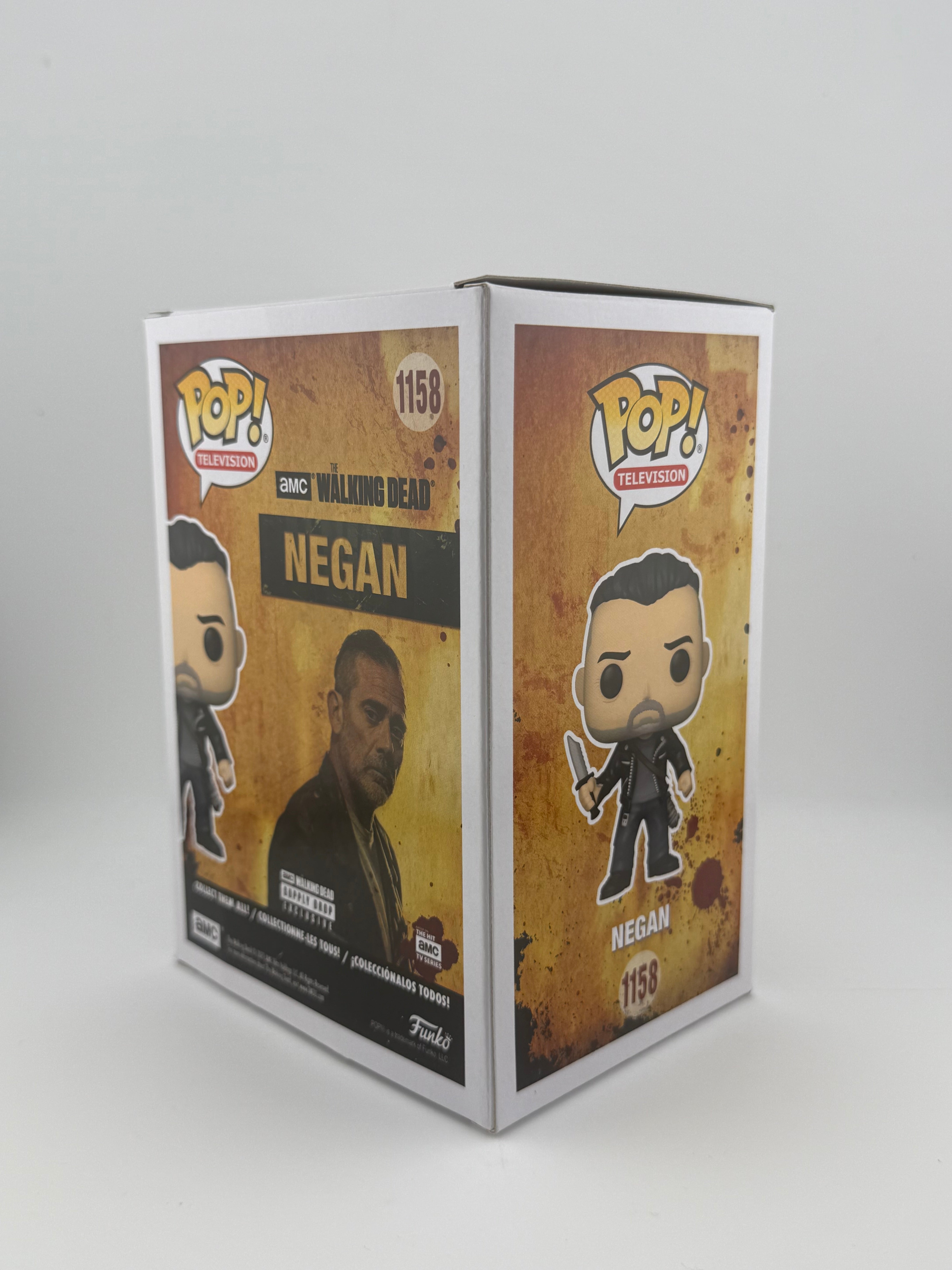 Funko POP! SIGNED NEGAN 1158 (JEFFREY DEAN MORGAN) + BECKETT