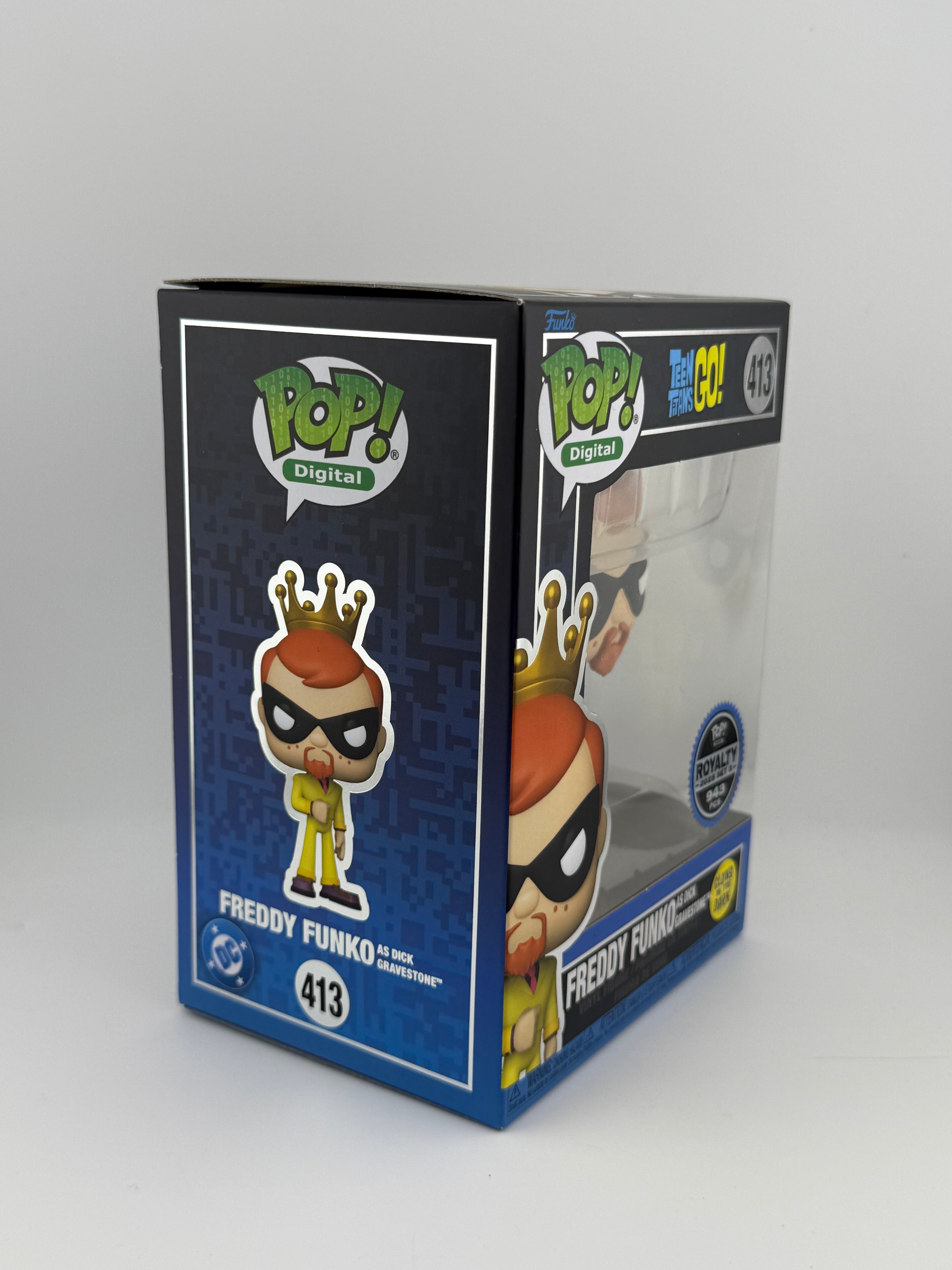 Funko POP! FREDDY FUNKO AS DICK GRAVESTONE 413 NFT EXCLUSIVE LE 943