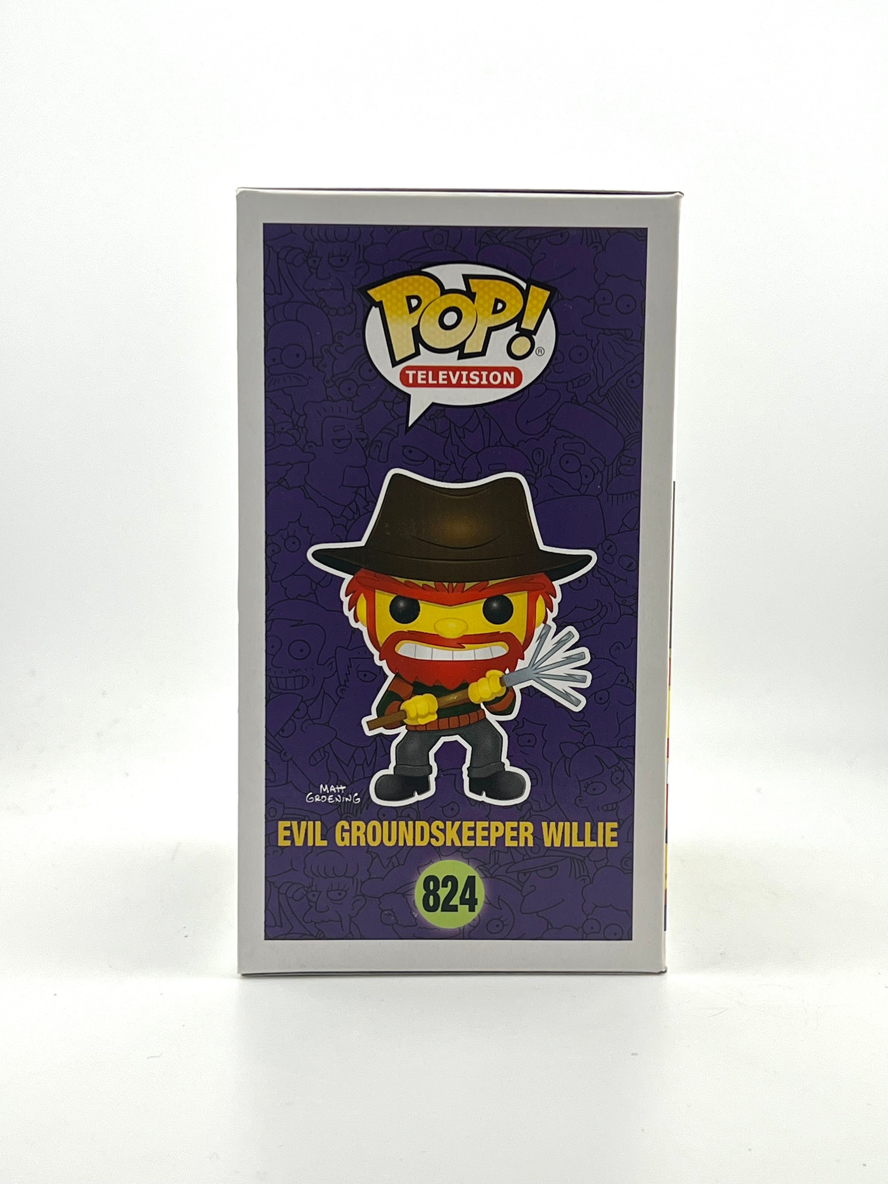 Funko Pop! EVIL GROUNDSKEEPER WILLIE 824 2019 NYCC EXCLUSIVE