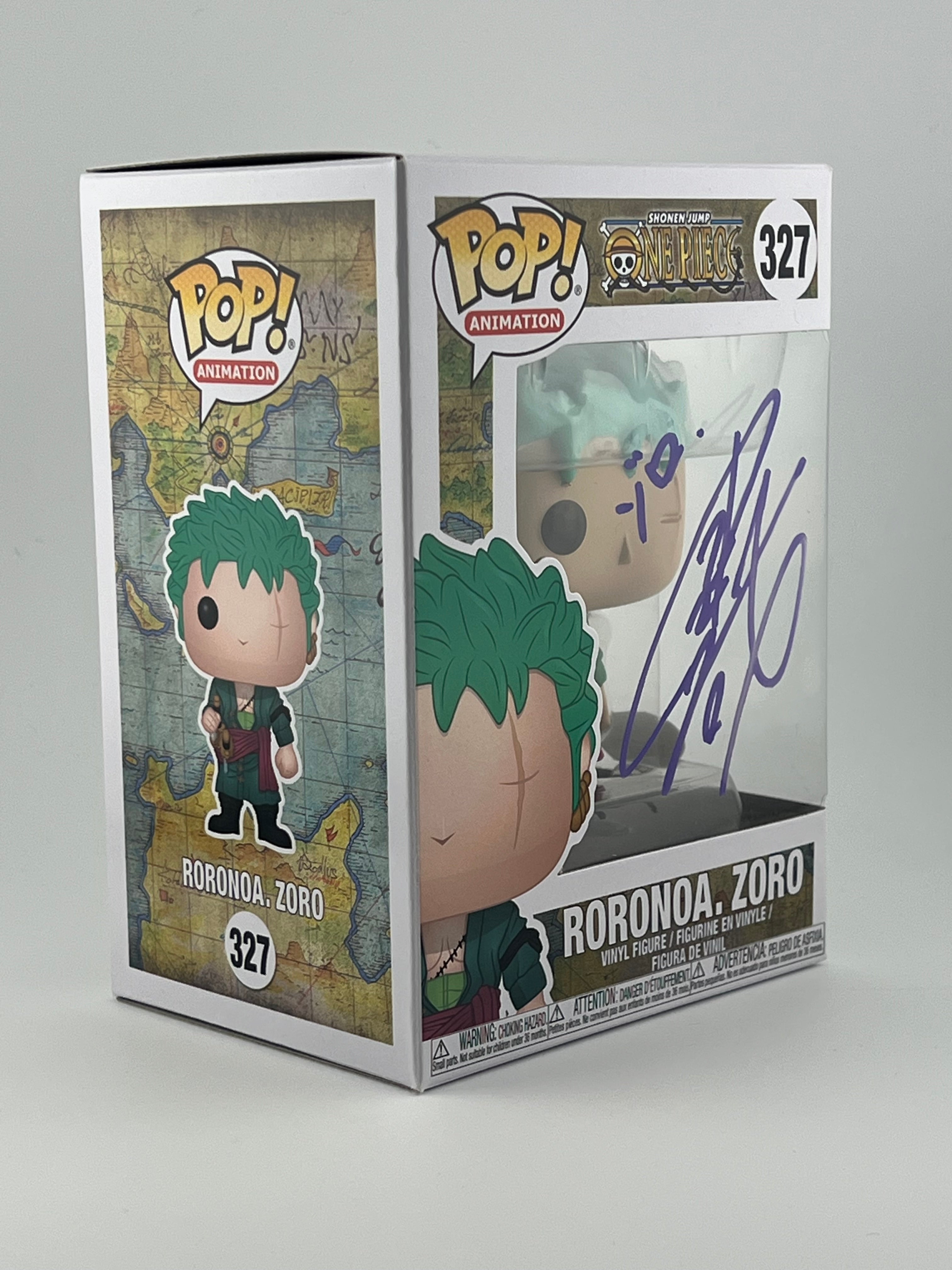 FUNKO POP! RORONOA ZORO 327 JVA SIGNED