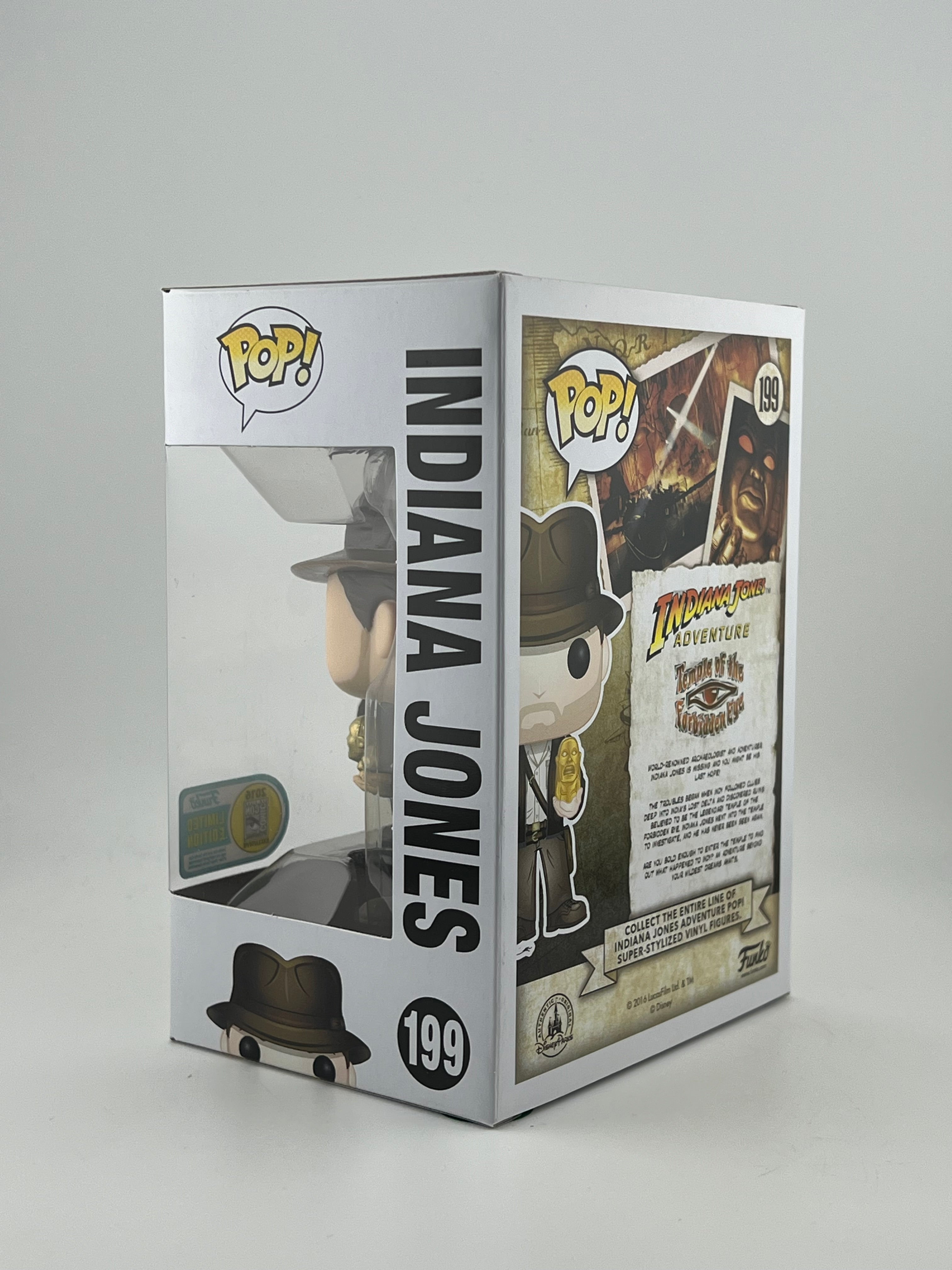 Funko Pop! INDIANA JONES 199 2016 SDCC