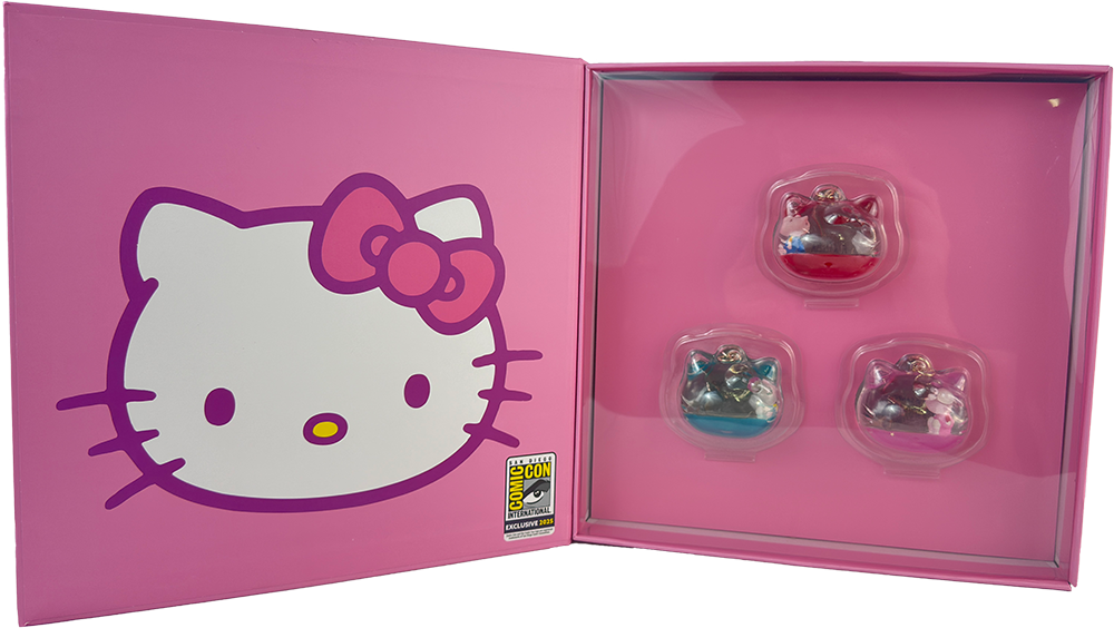 2025 SDCC Exclusive Sanrio Hello Kitty “Hello Kitty” Tsunameez 3‑Pack Set