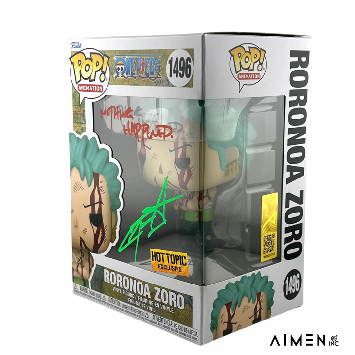 Roronoa Zoro 1496 - Autographed By Christopher Sabat - Hot Topic Exclusive + MAS Authentication