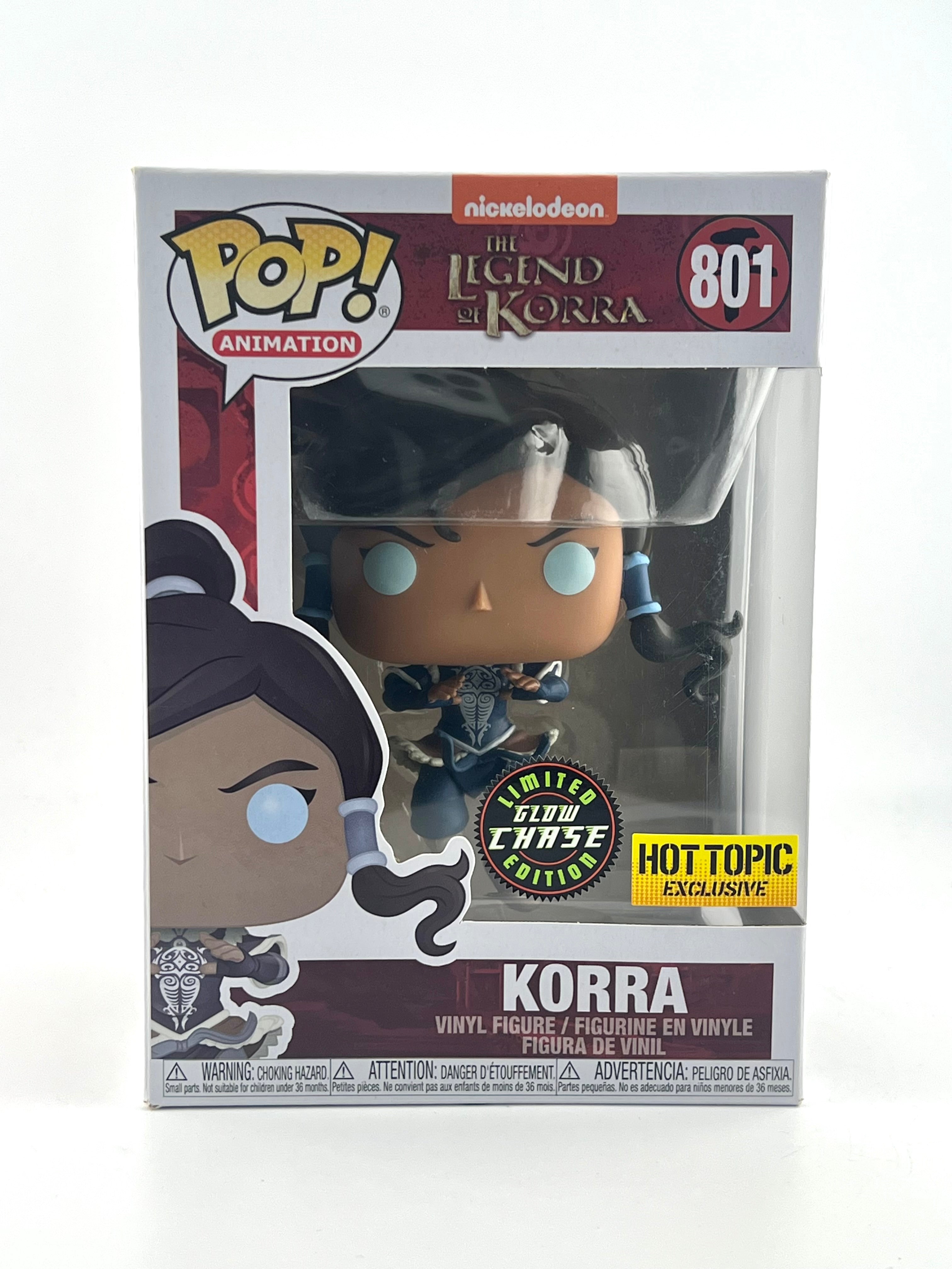 Funko Pop! KORRA 801 GITD CHASE HOT TOPIC EXCLUSIVE