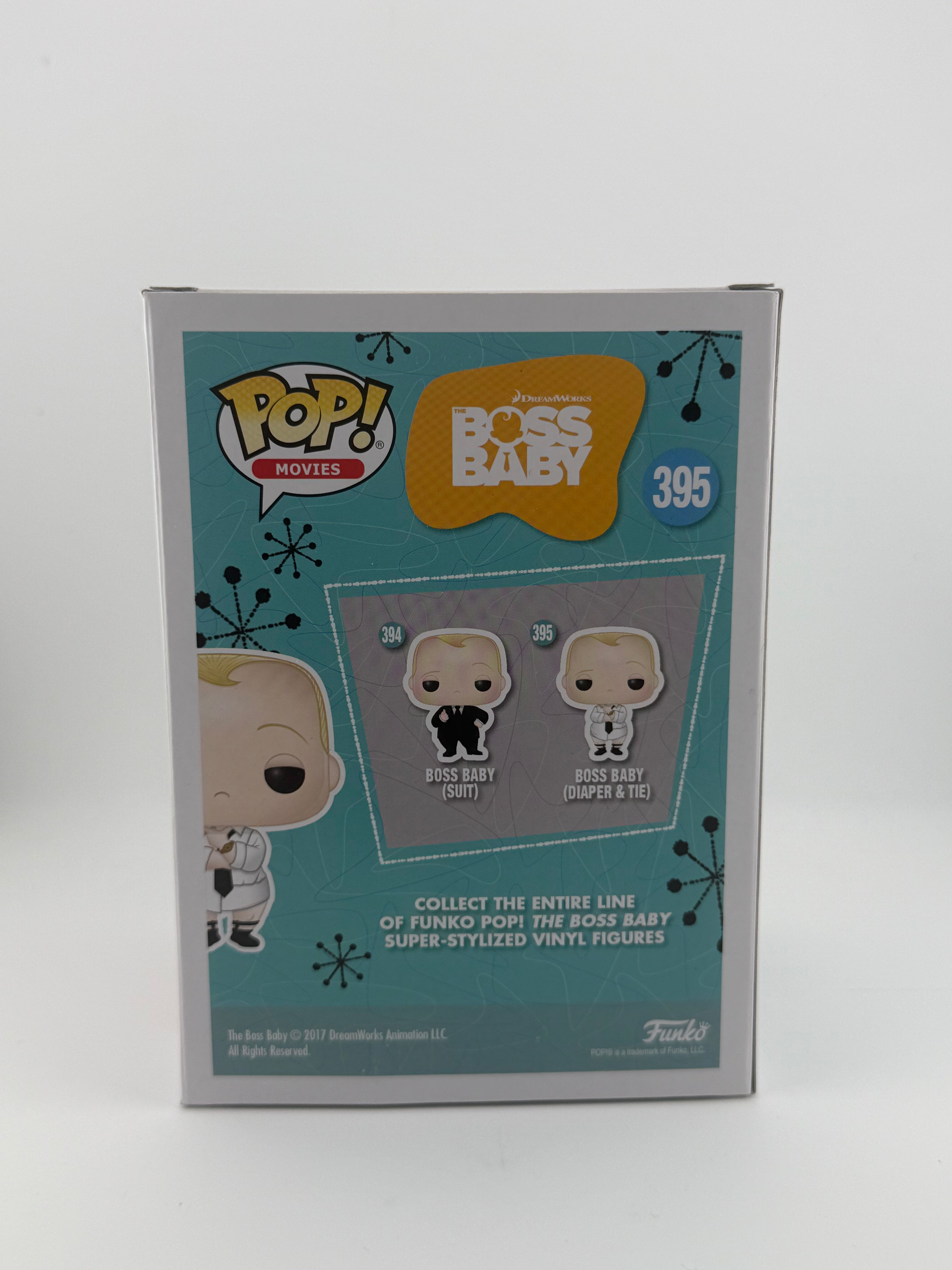 Funko POP! SIGNED BOSS BABY DIAPER & TIE 395 (ALEC BALDWIN) + JSA