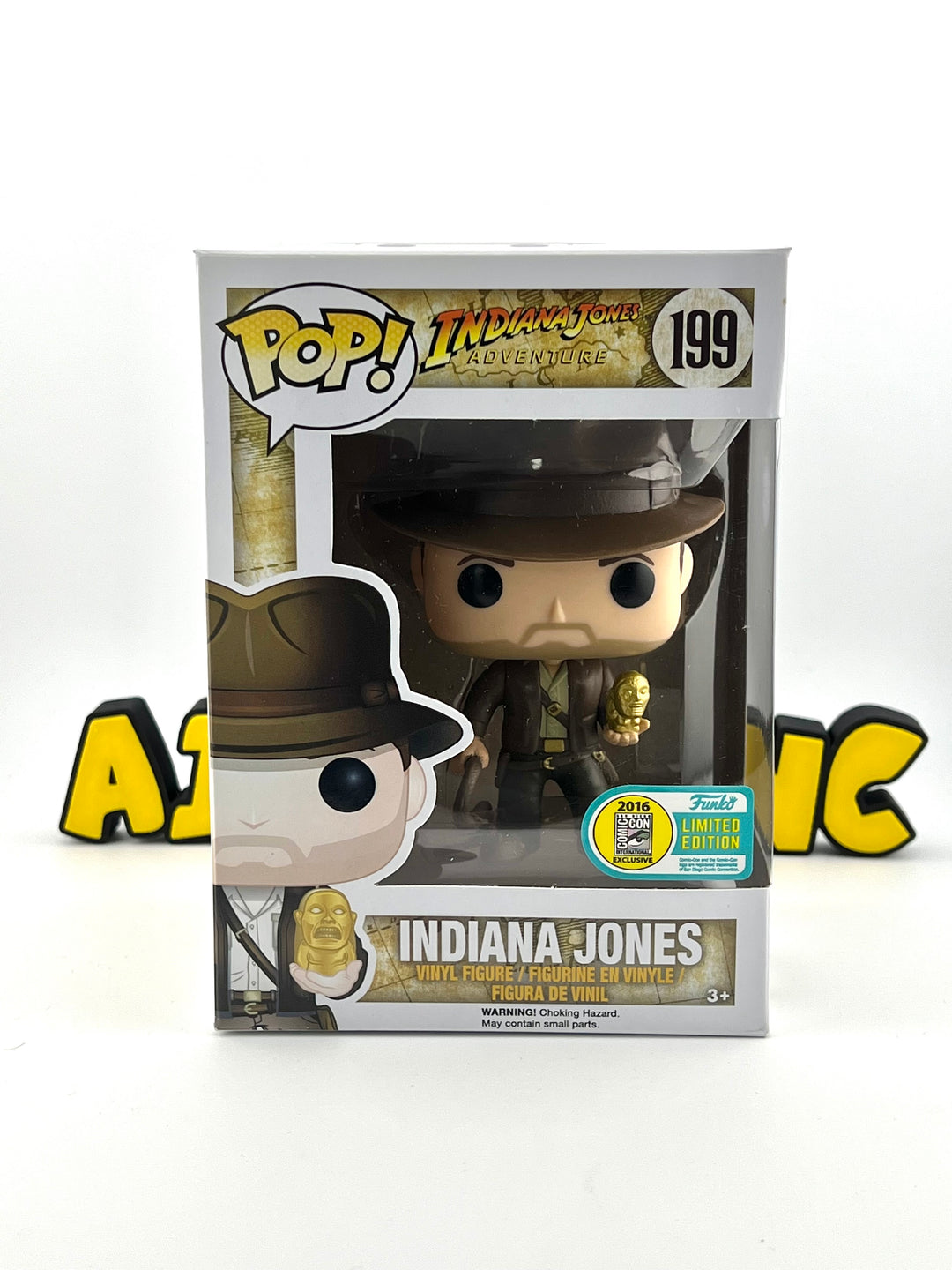 Funko Pop! Indiana Jones 199 - 2016 San Diego Comic Con Exclusive