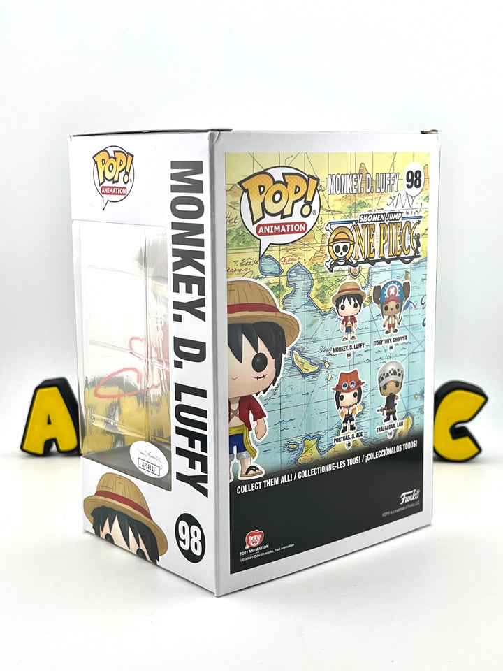 Monkey D. Luffy 98 - Autographed By Colleen Clinkenbeard + JSA Authentication - One Piece - Funko Pop!