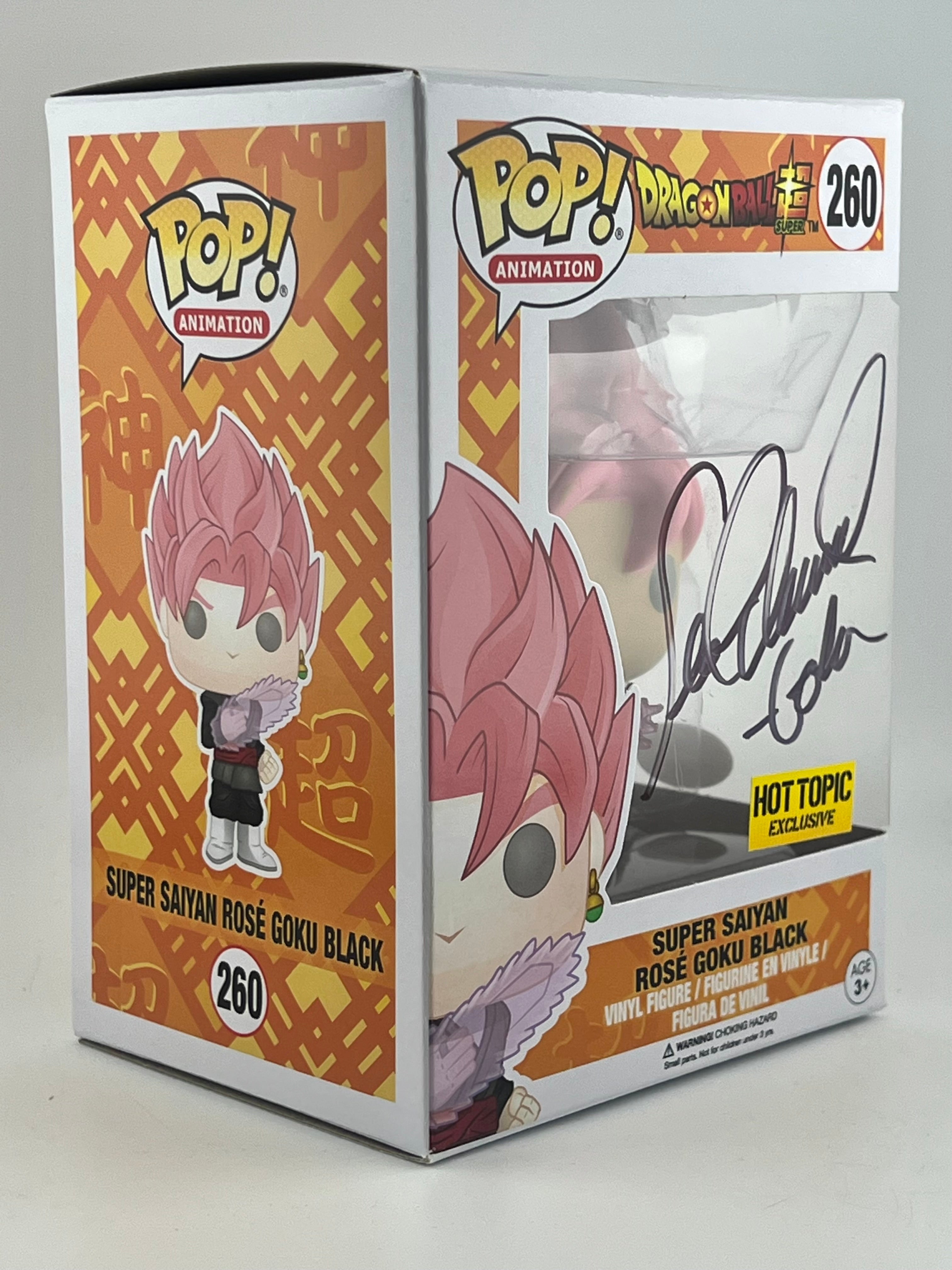 Funko Pop! SUPER SAIYAN ROSE GOKU BLACK 260 HOT TOPIC AUTO