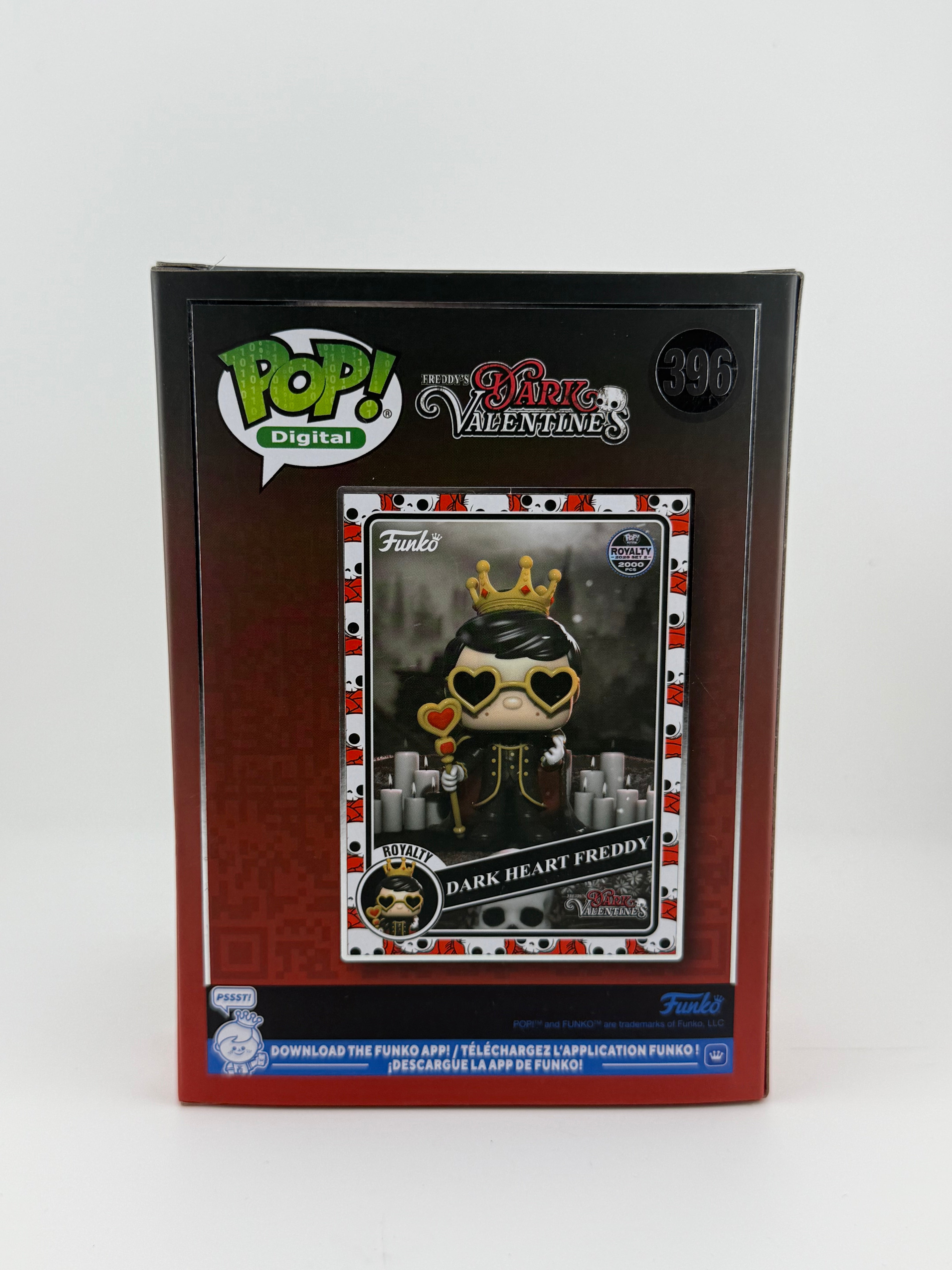 Funko POP! DARK HEART FREDDY 396 NFT EXCLUSIVE LE 636