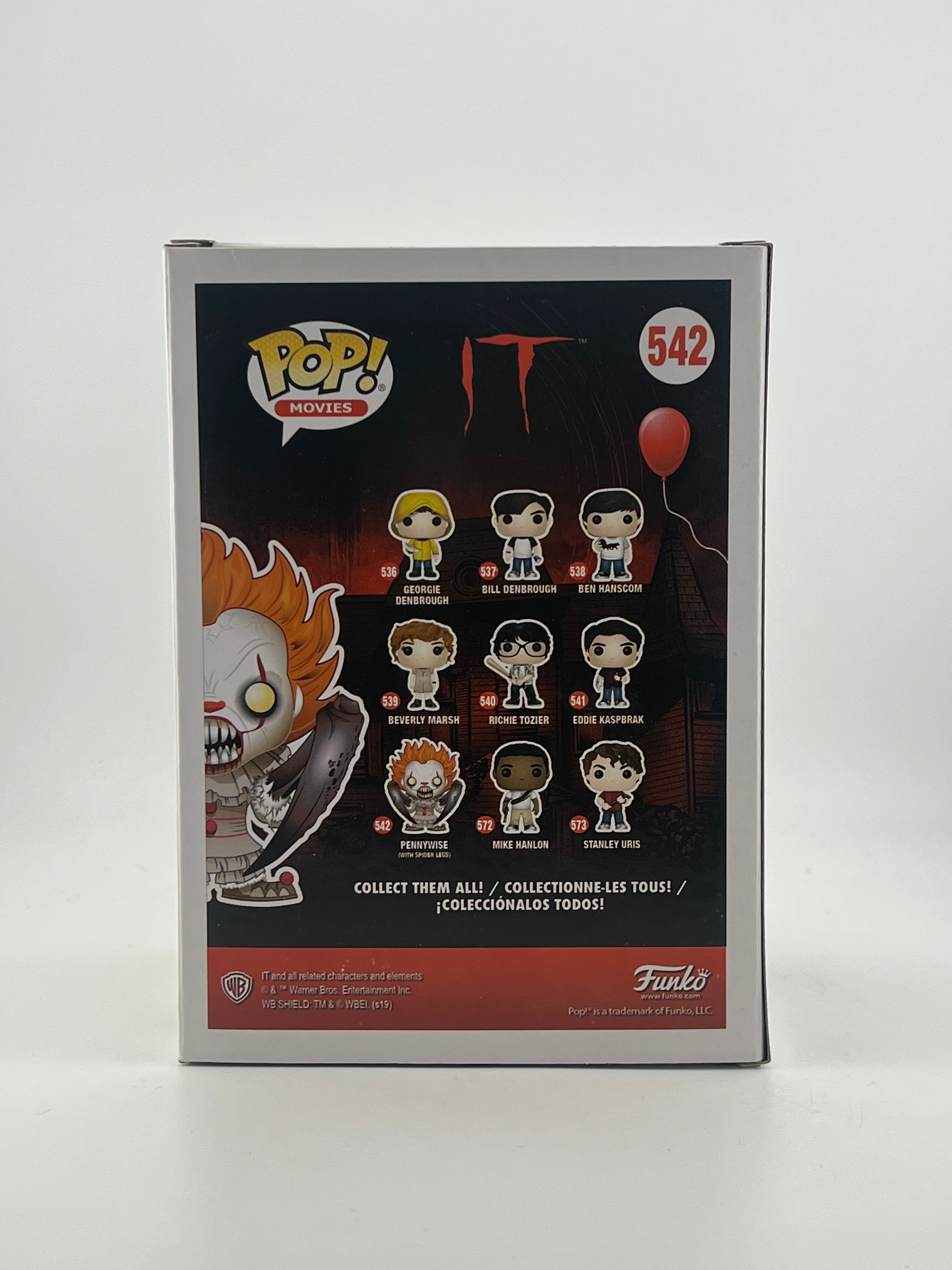 Funko Pop - PENNYWISE (WITH SPIDER LEGS) 542 GITD EE
