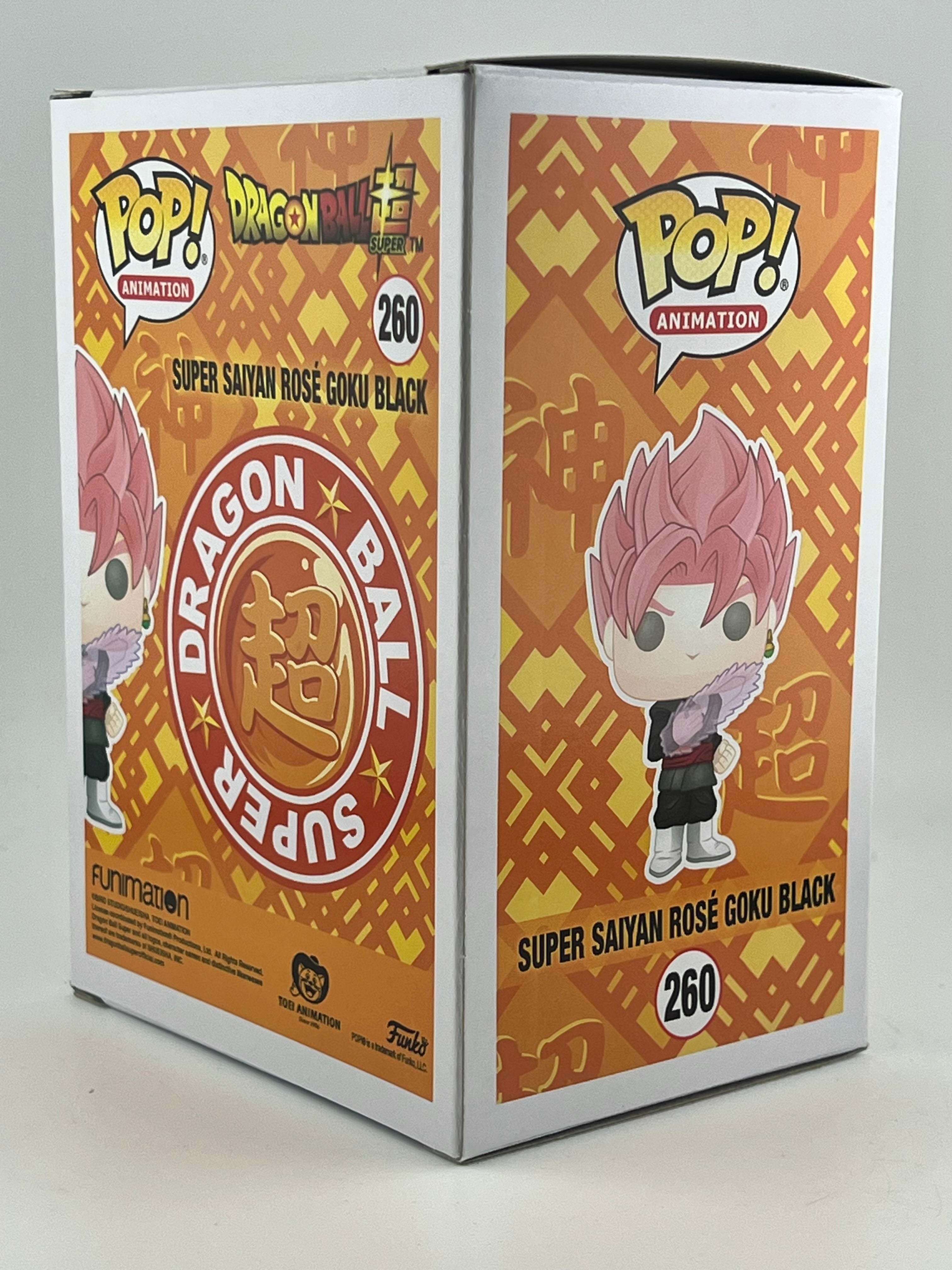 Funko Pop! SUPER SAIYAN ROSE GOKU BLACK 260 HOT TOPIC AUTO