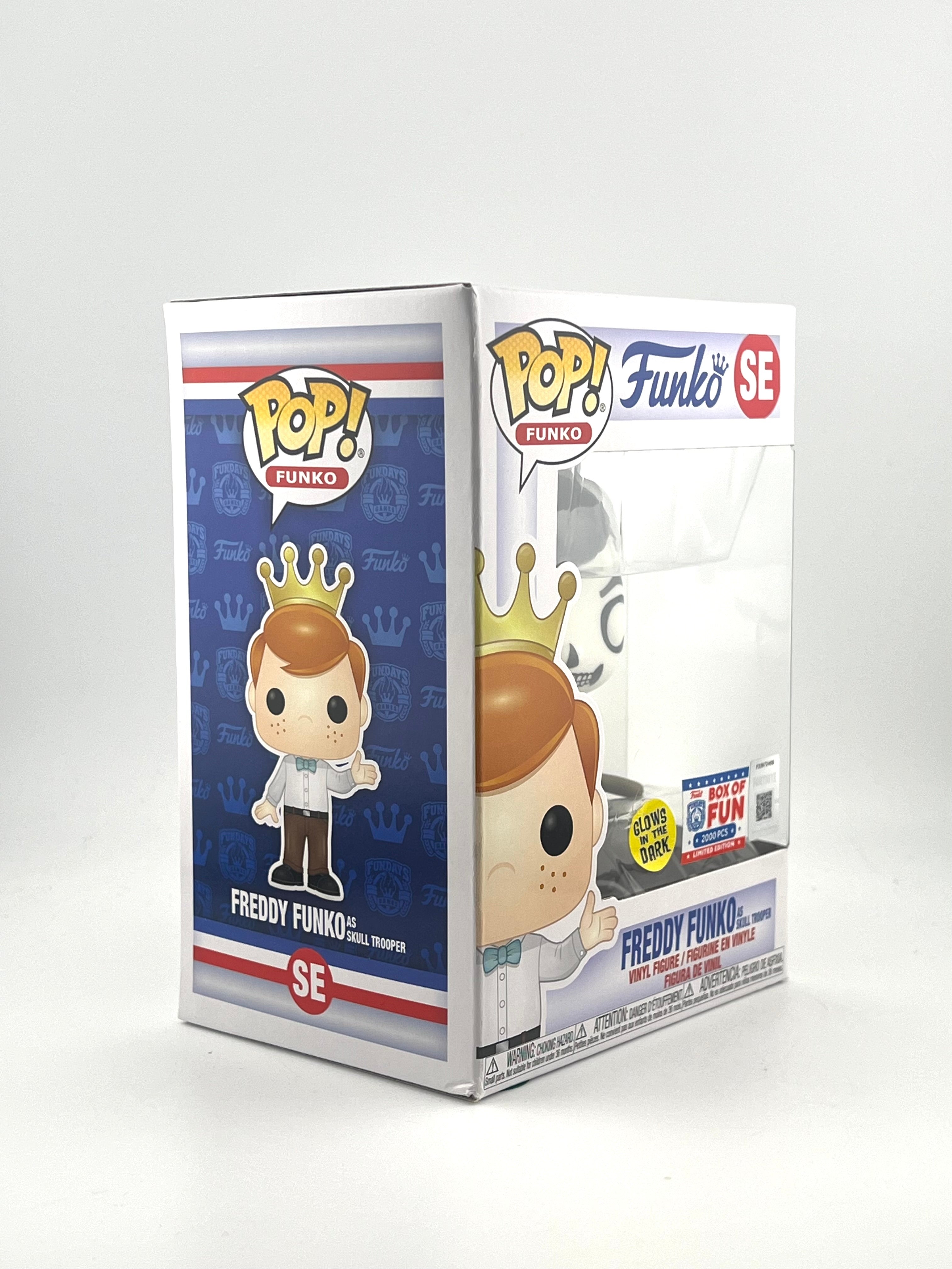 Funko Pop! FREDDY FUNKO AS SKULL TROOPER SE GITD BOX OF FUN EXCLUSIVE LE2000