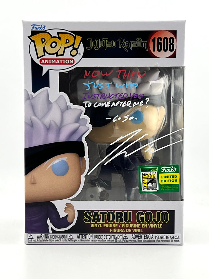 Satoru Gojo 1608 SDCC Autographed by Kaiji Tang JSA Authenticated