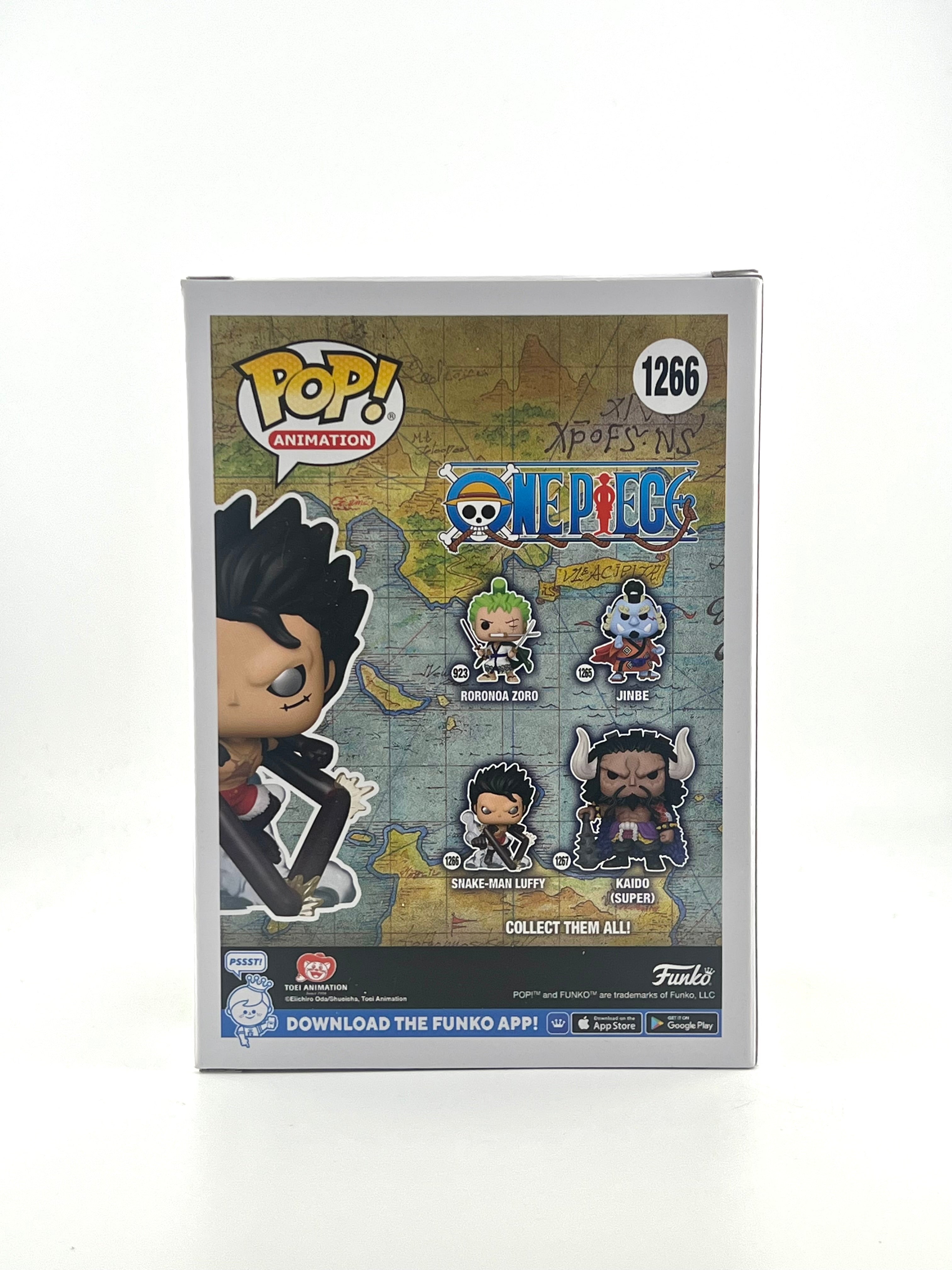 Funko Pop! SNAKE-MAN LUFFY 1266 AUTO