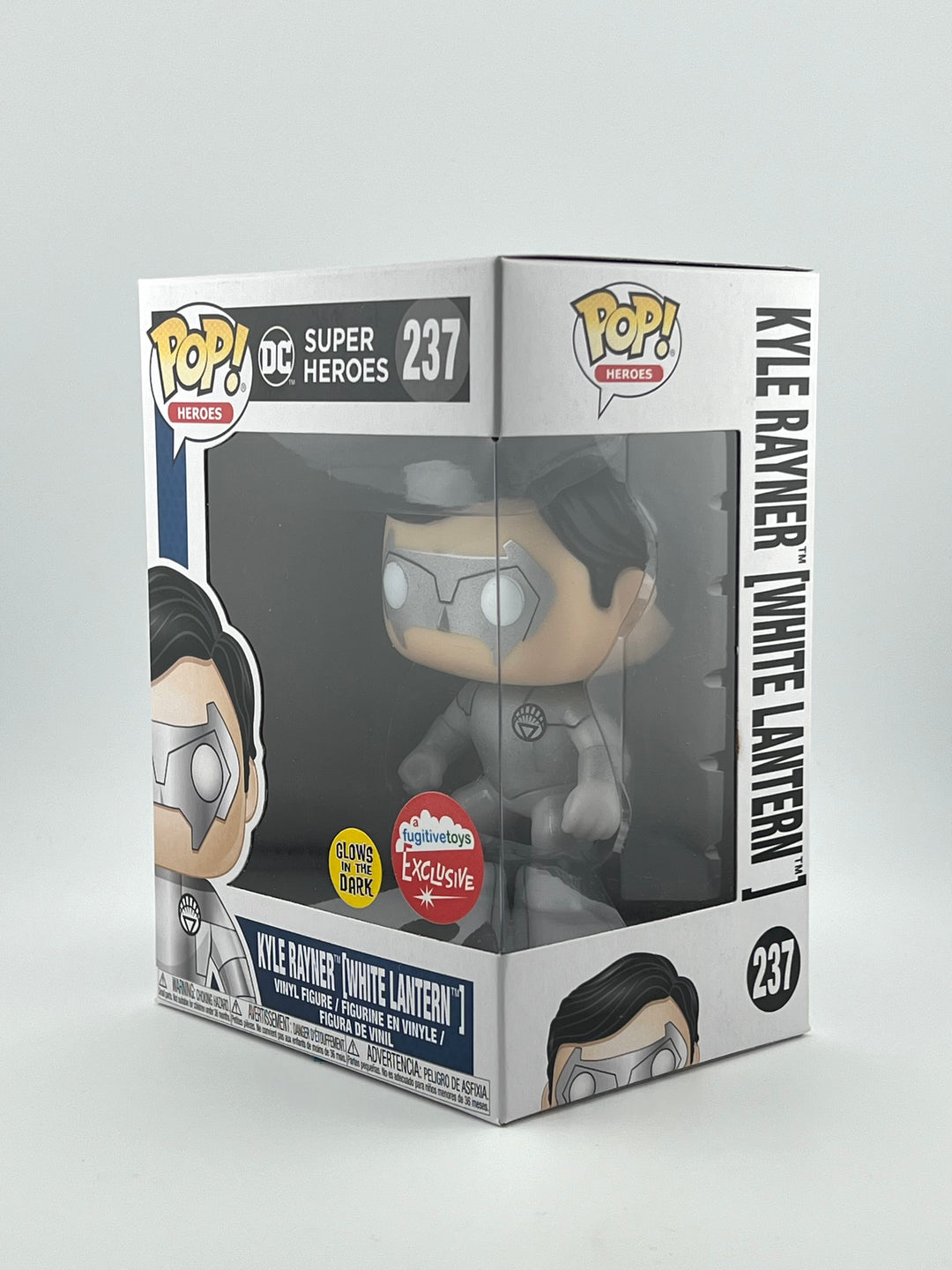 Funko pop! DC: Kyle Rayner [White Lantern] GITD 237 (Fugitive Toys Exclusive)