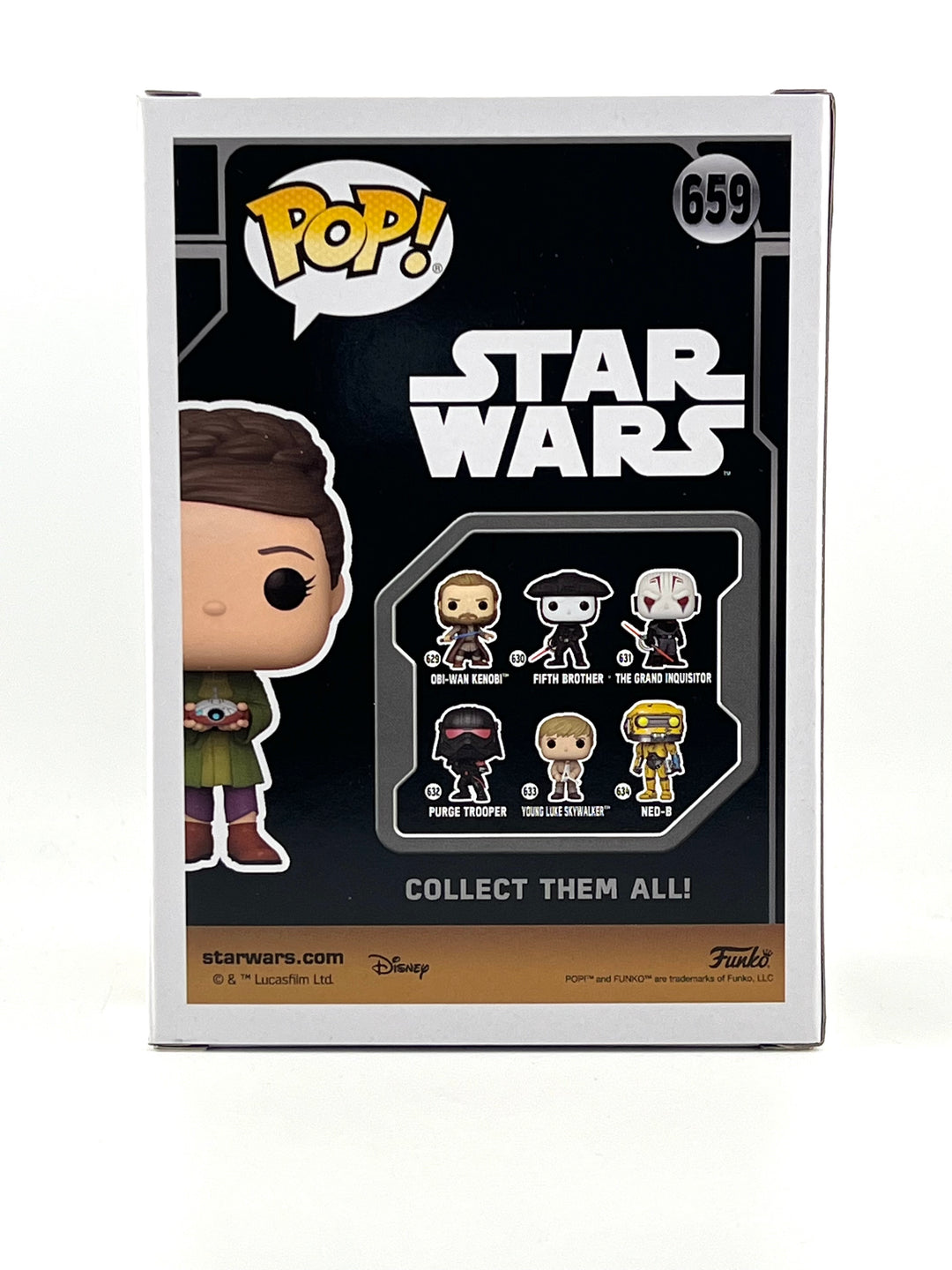 Funko Pop! Young Leia with Lola 659 SDCC Autographed/Quoted by Lyra Blair JSA Authenticated